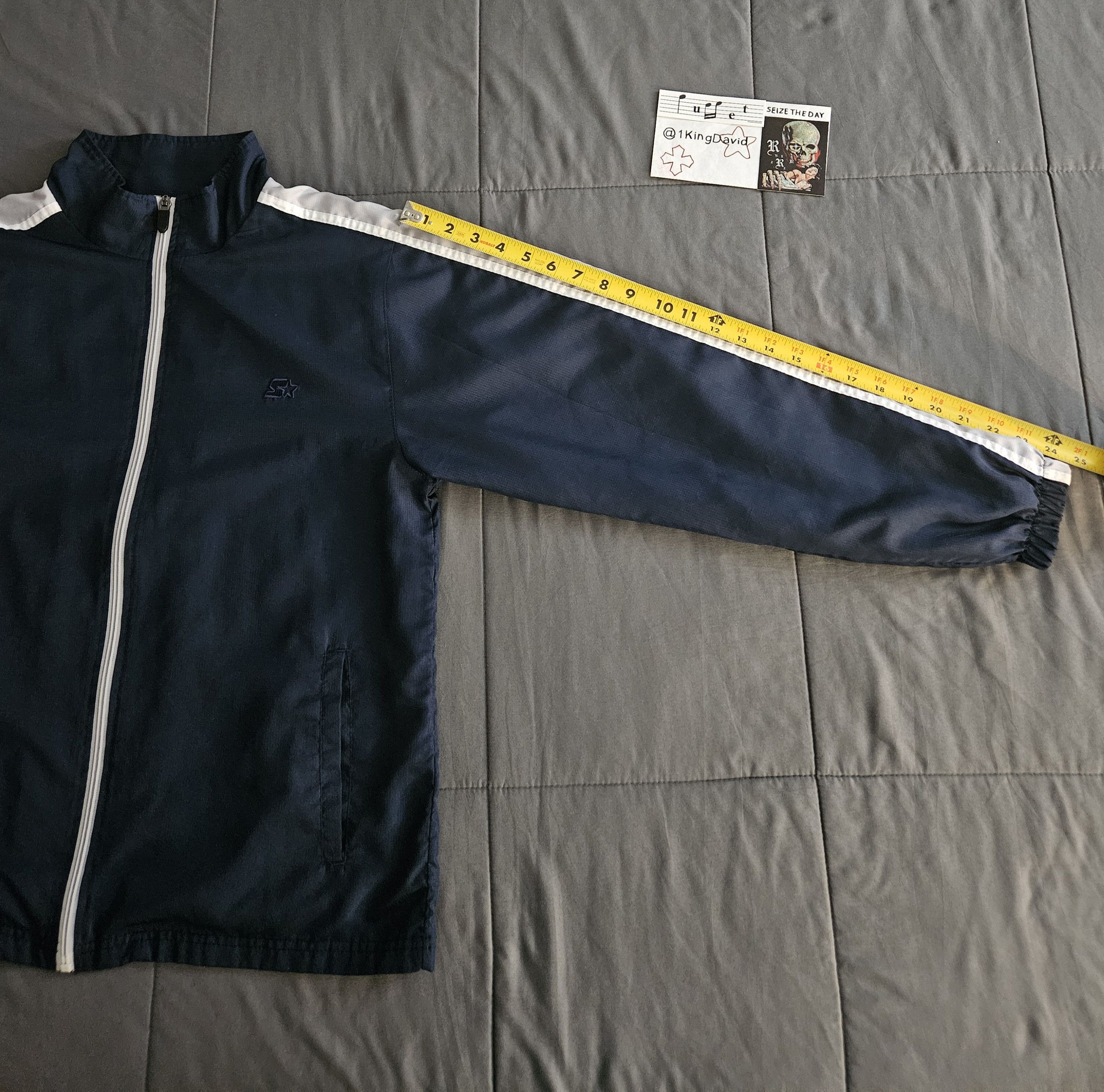 Starter Starter Navy Windbreaker Size US M / EU 48-50 / 2 - 9 Thumbnail
