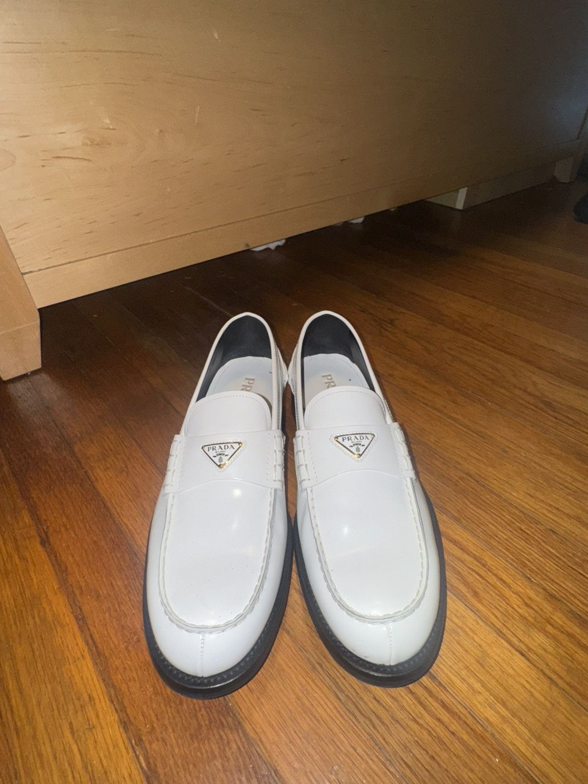 Prada Prada Brushed Leather Loafers Size US 9 / EU 42 - 3 Thumbnail