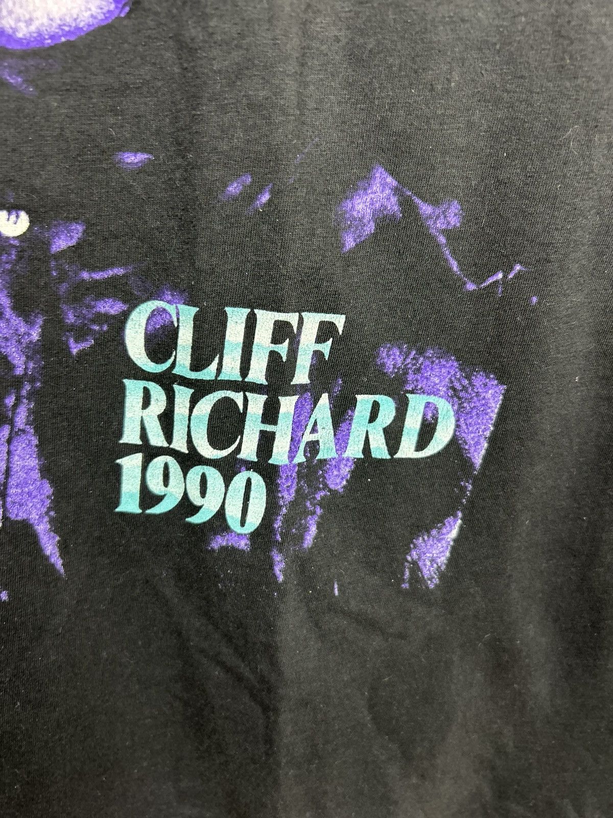 Band Tees Vintage 90s Cliff Richard From a Distance The Tour 1990 Tee Size US M / EU 48-50 / 2 - 9 Thumbnail