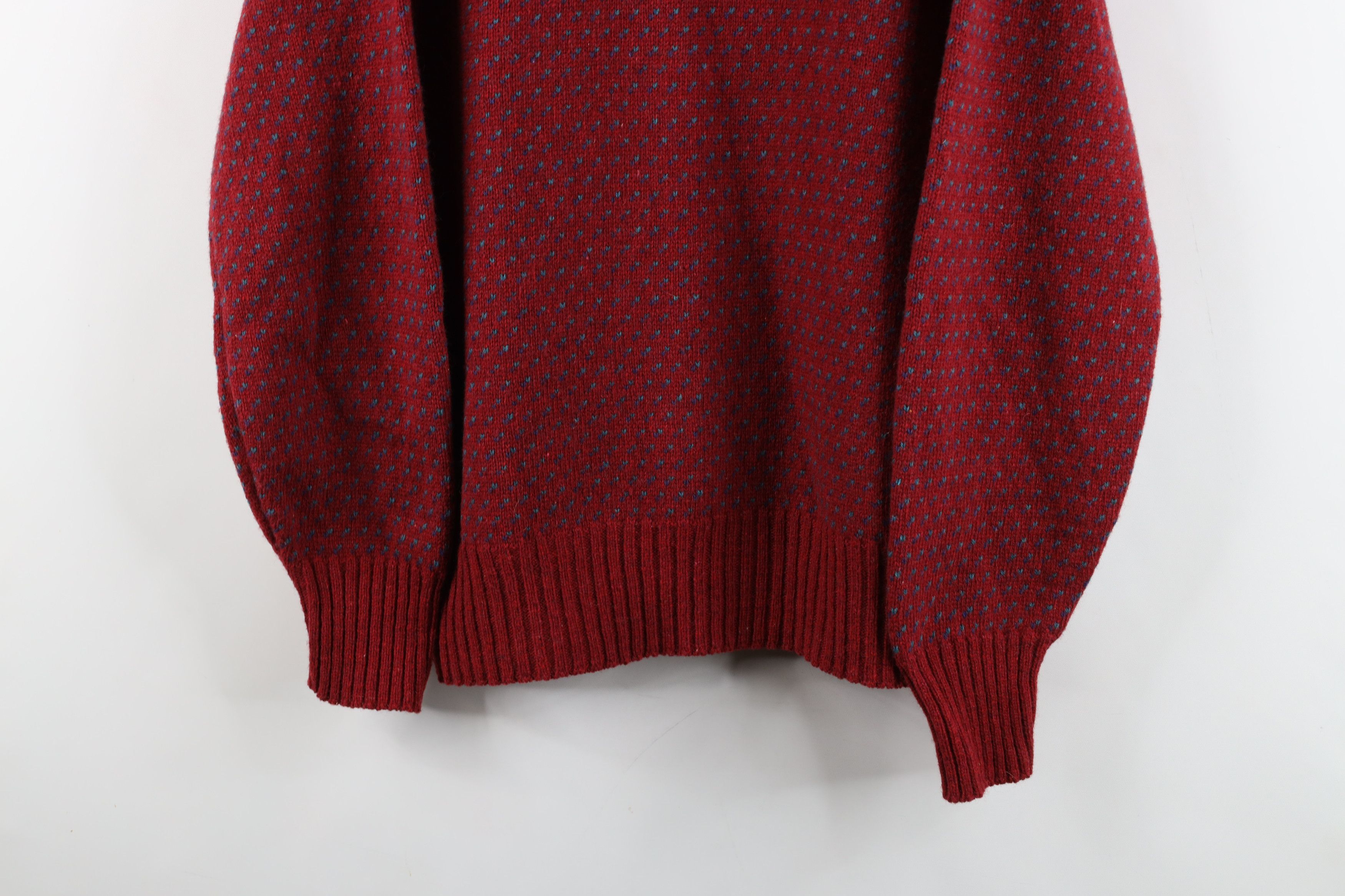 Vintage Vintage 90s Streetwear Polka Dot Knit Crewneck Sweater USA Size XL / US 12-14 / IT 48-50 - 3 Thumbnail