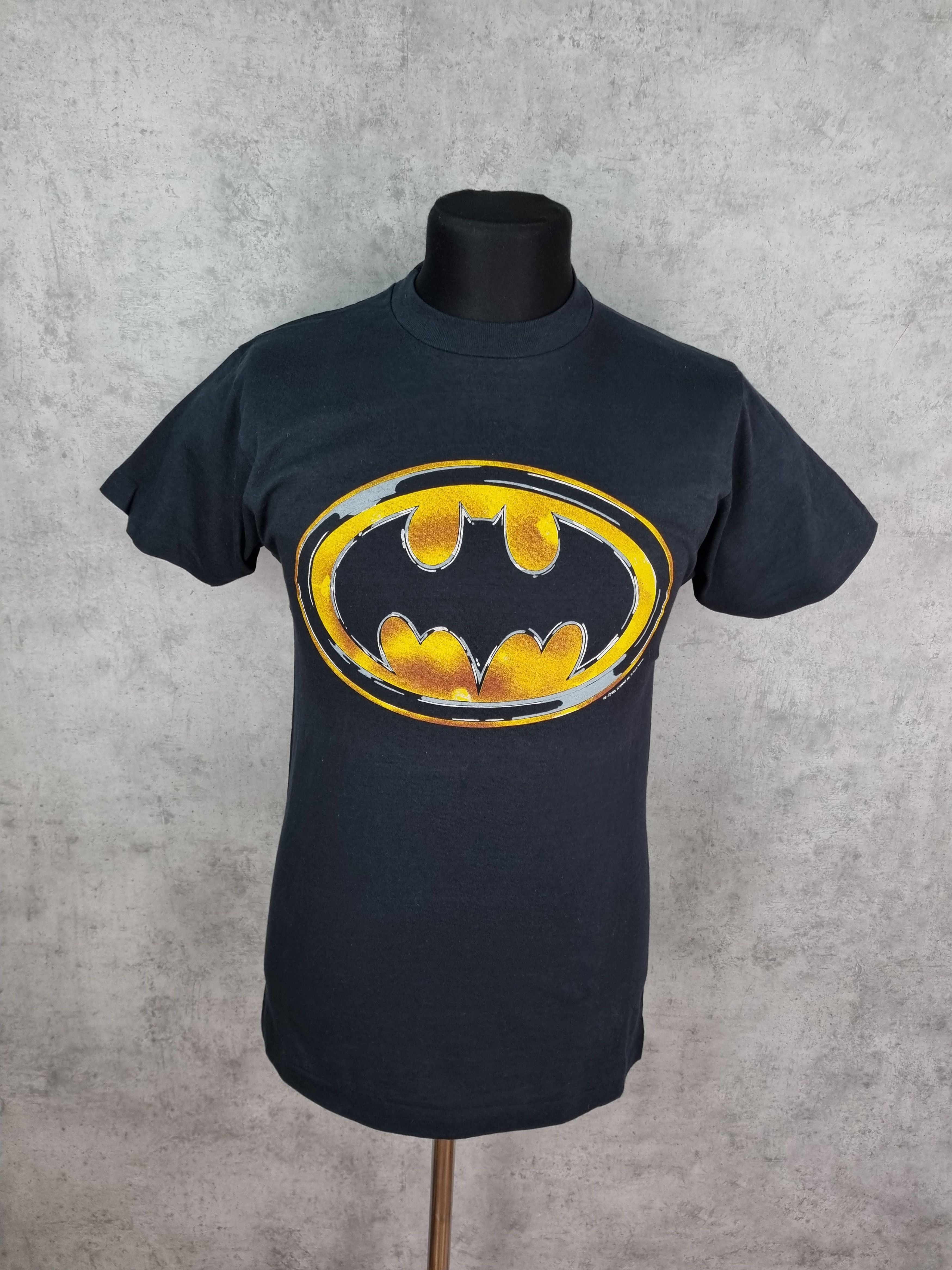DC Comics × Vintage Deadstock '89 Rare Vintage Batman Logo Single stitch tee Size US M / EU 48-50 / 2 - 3 Thumbnail