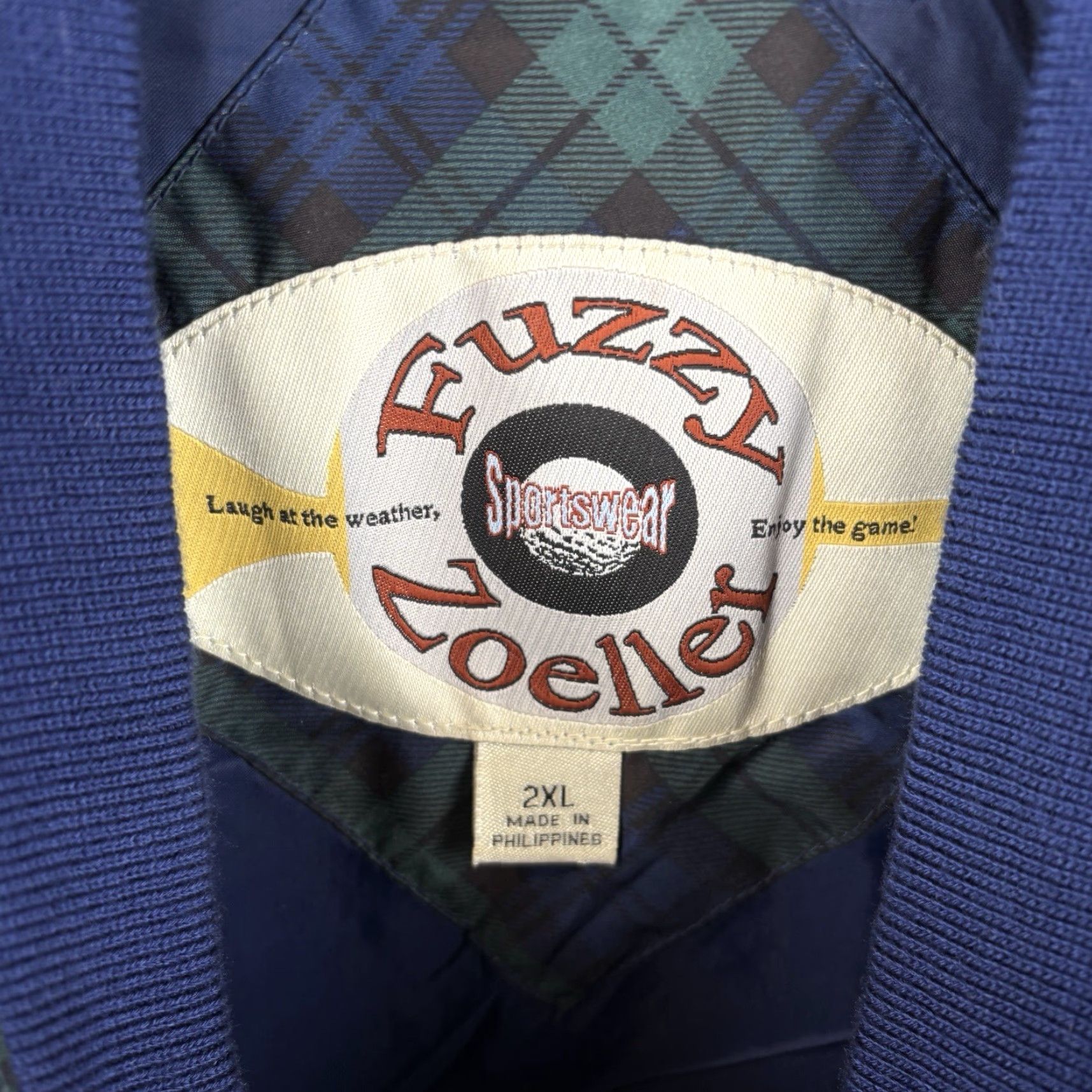 Rains VINTAGE Fuzzy Zoeller Windbreaker Jacket Mens 2XL Tartan Plaid Pockets Zip Full Zip Retro Golf Outdoor Spring Fall Winter Mens Size US XXL / EU 58 / 5 - 4 Thumbnail