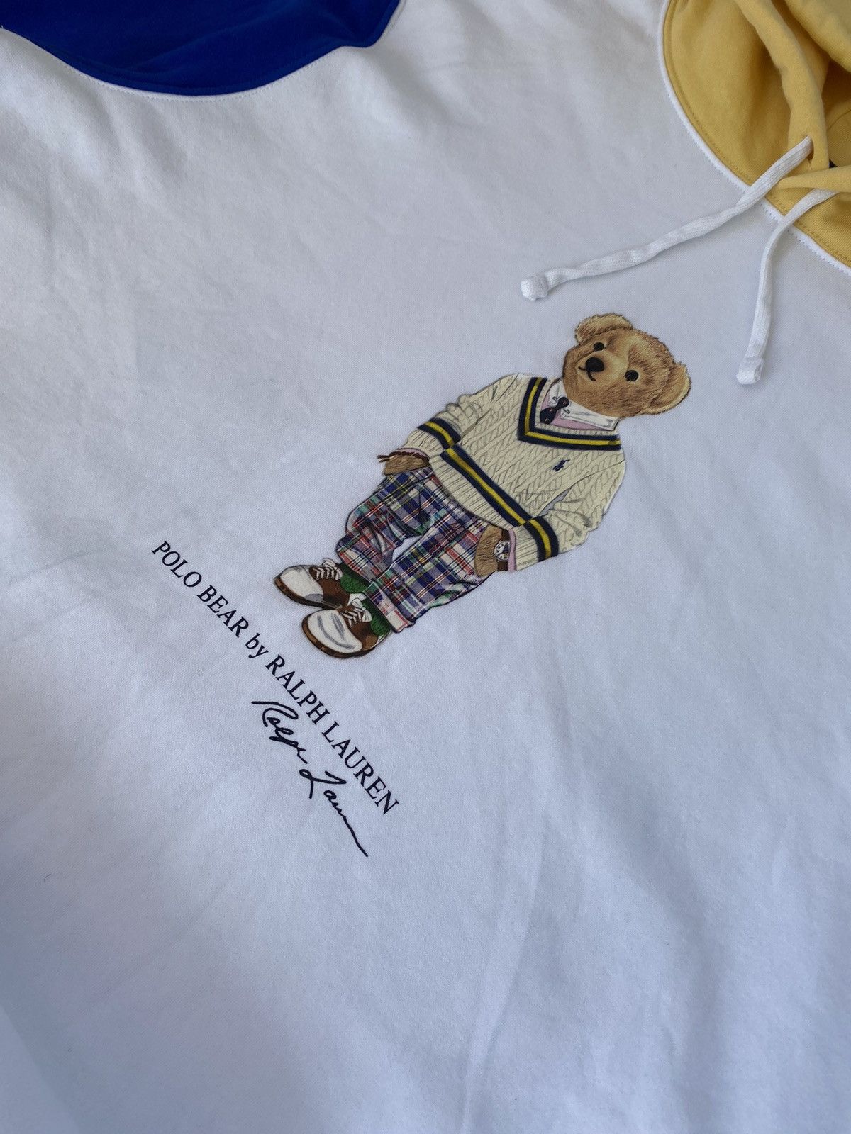 Polo Ralph Lauren Polo Ralph Lauren Polo Bear Fleece Hoodie Multi Color Y2K Size US XXL / EU 58 / 5 - 6 Thumbnail