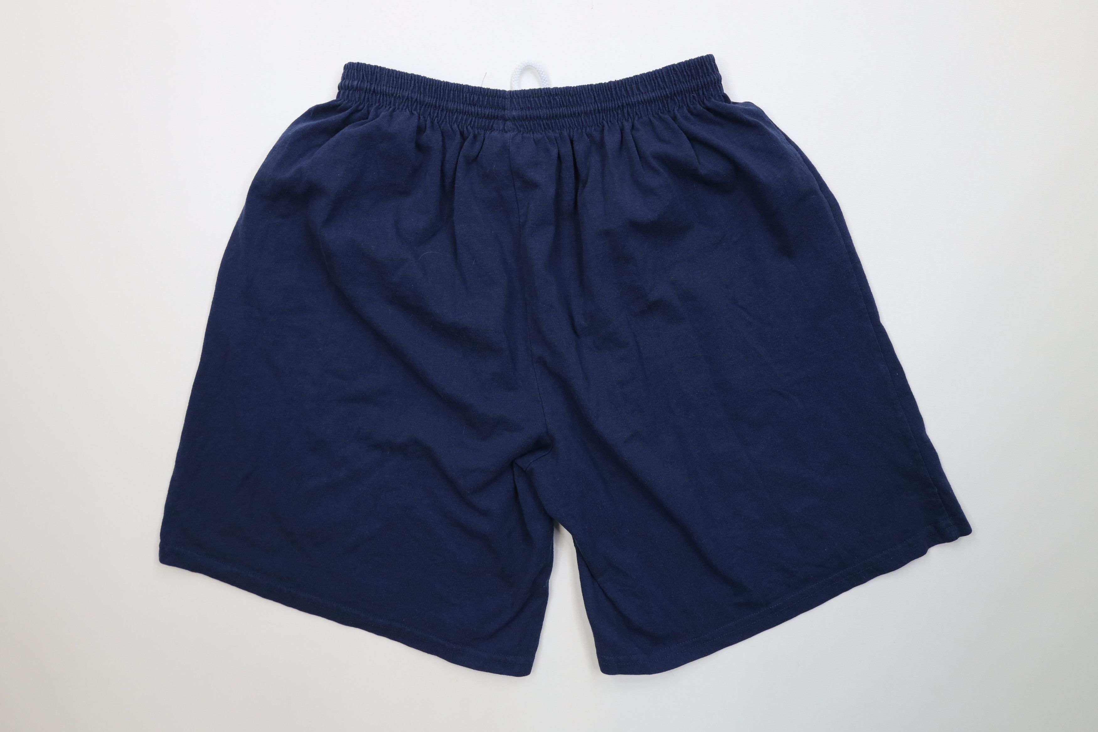 Vintage Vintage 90s Y2K Above Knee Police Academy Shorts Blue Size US 34 / EU 50 - 9 Thumbnail