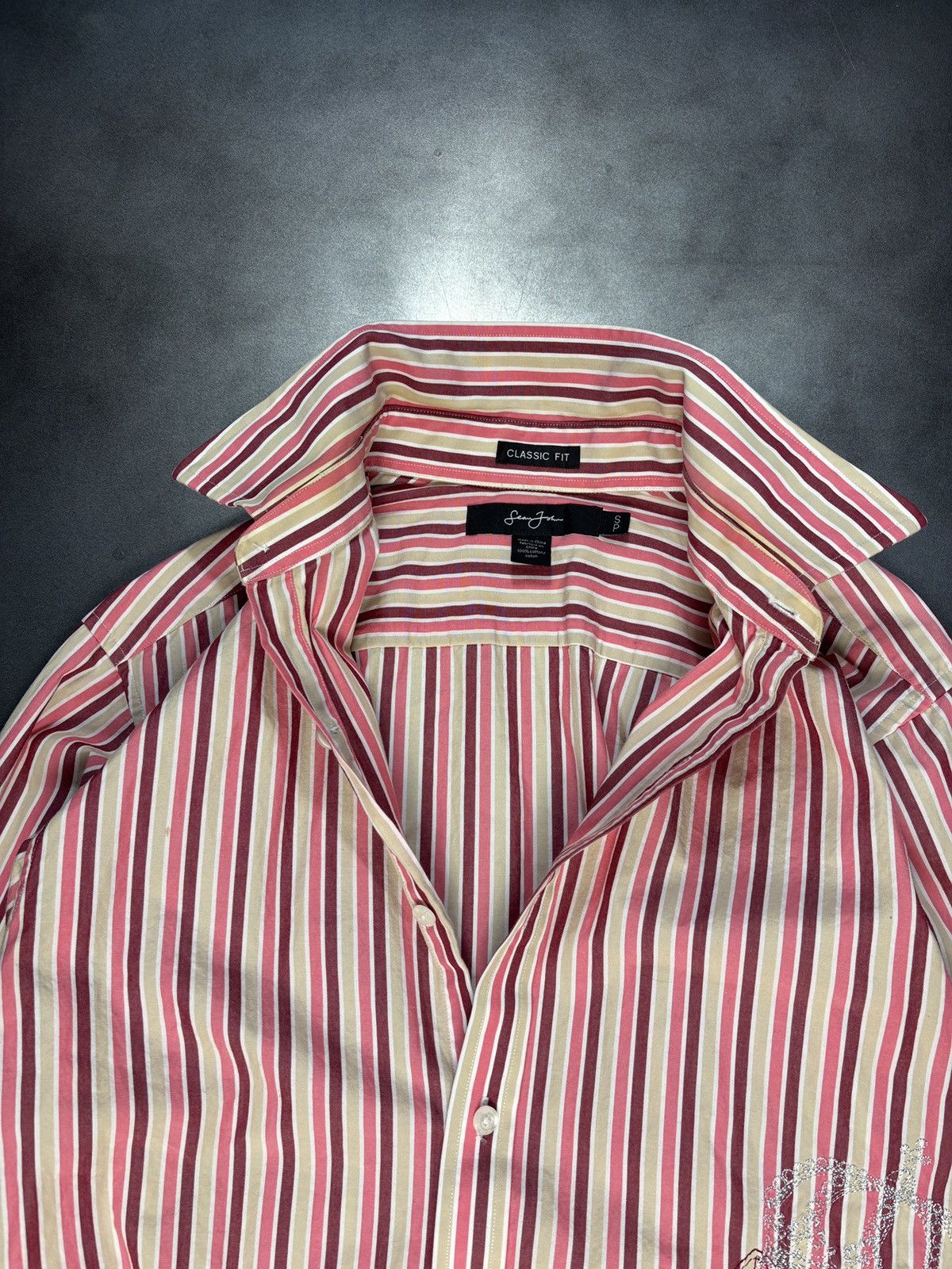 Sean John × Vintage 2000s Sean John Button Up Y2K Vintage Dress Shirt Affliction Size US S / EU 44-46 / 1 - 5 Thumbnail