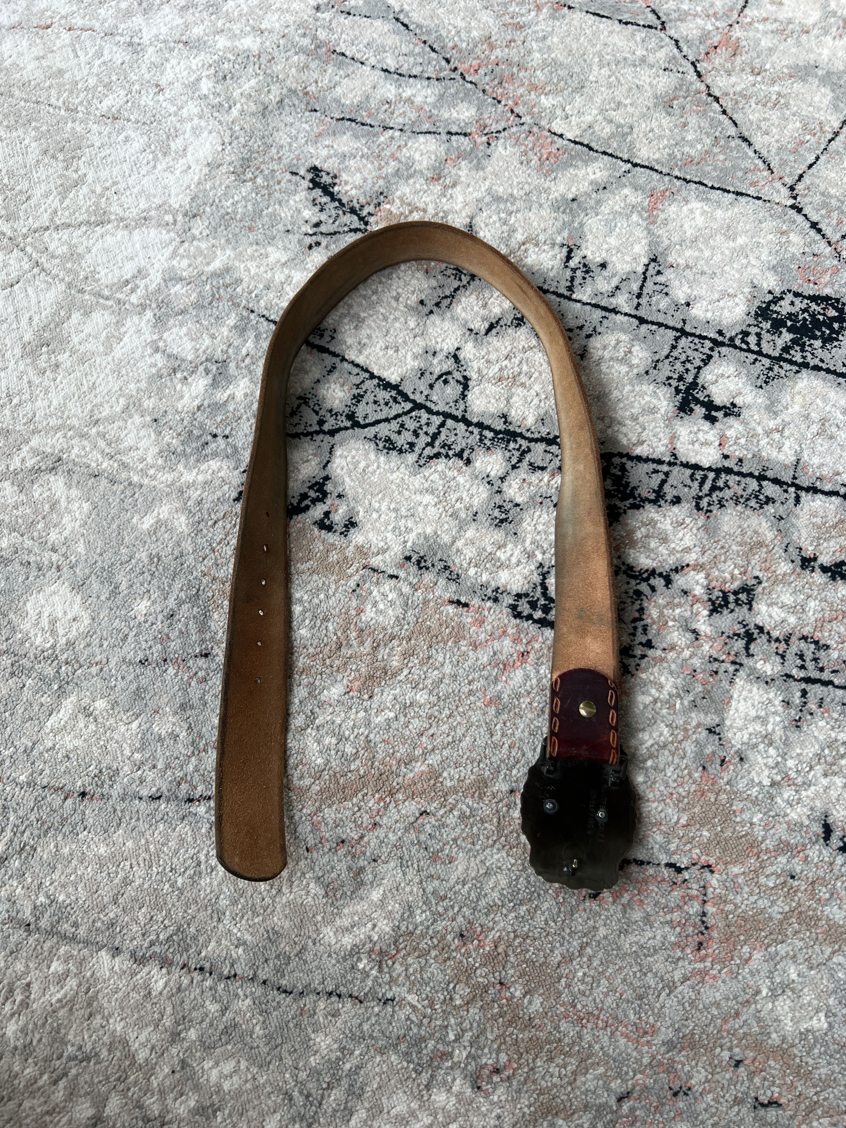 Leather New Orleans Leather Belt Size ONE SIZE - 7 Thumbnail