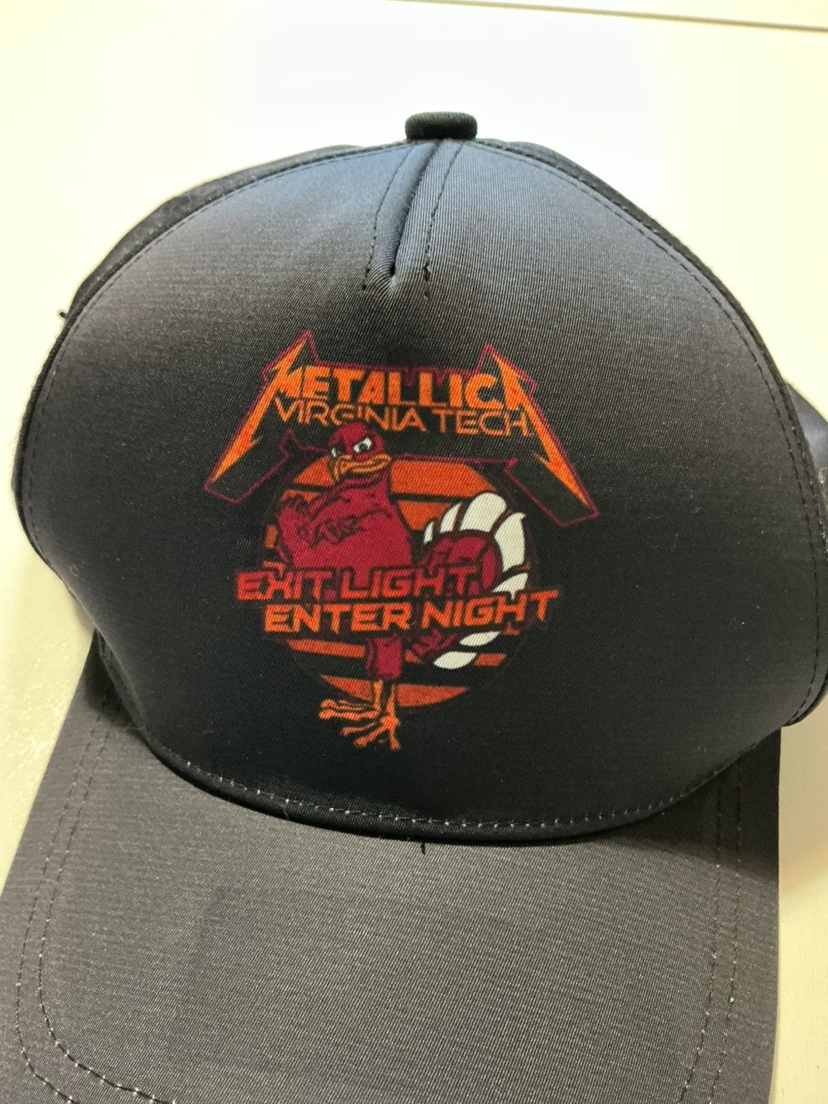 Metallica Metallica Virginia Tech Hokies M72 World Tour Strapback Hat Size ONE SIZE - 3 Thumbnail
