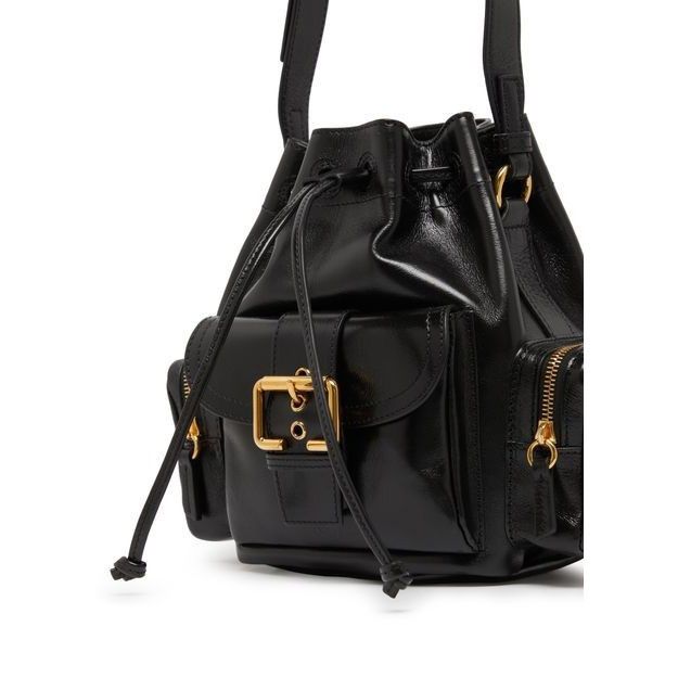 Chloe Chloe Camera Black Leather Bucket Bag New & Authentic Size ONE SIZE - 5 Thumbnail
