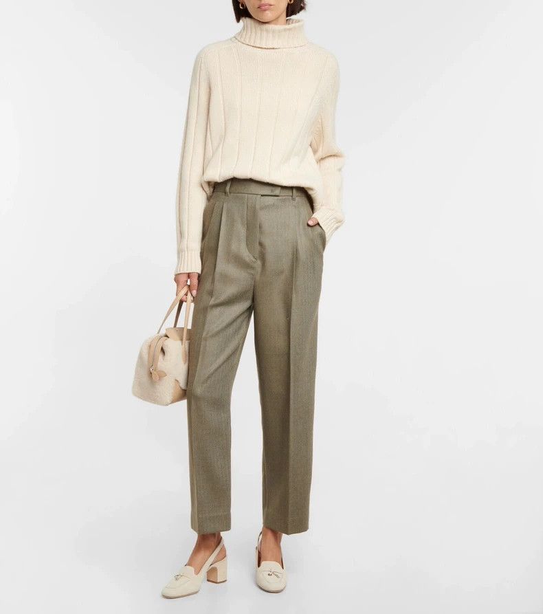 Loro Piana LORO PIANA Sheepskin casual trousers Size 26" / US 2 / IT 38 - 4 Thumbnail