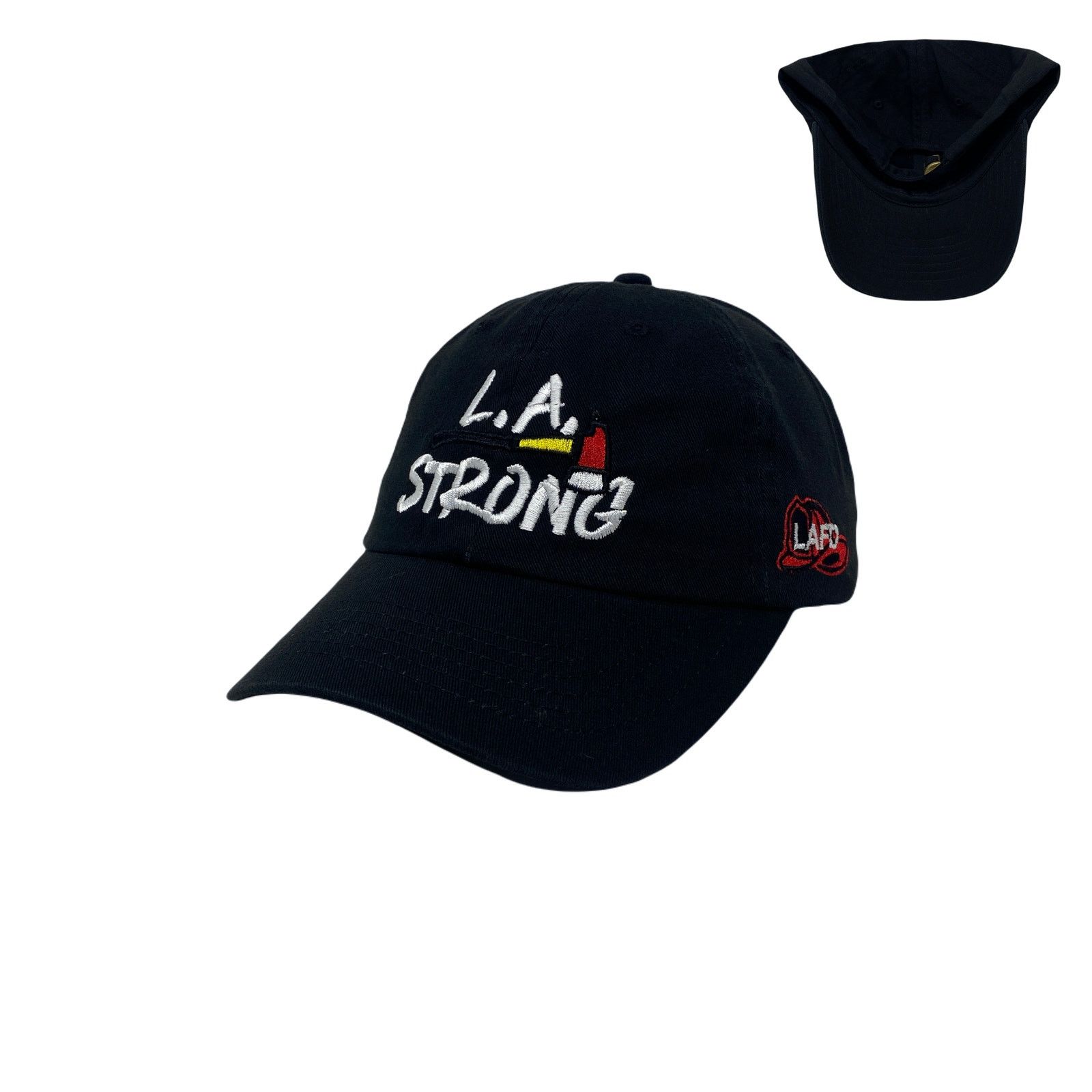 Other Los Angeles LA Strong Fire Rescue Axe Slouch Dad Hat Size ONE SIZE - 1 Thumbnail