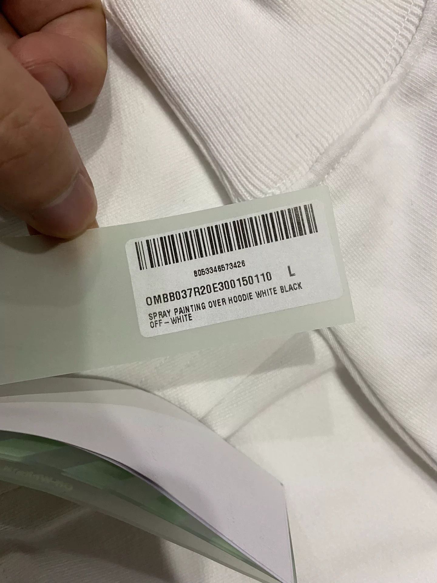 Off-White Off-White Spray Paint Effect Shirt Size ONE SIZE - 6 Thumbnail