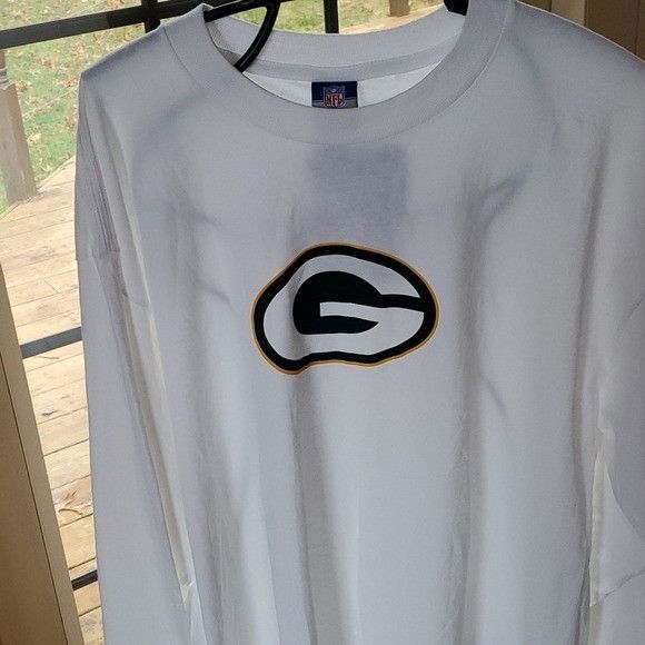 NFL NFL Reebok Team Apparel Long Sleeve White GREEN BAY Graphic Size US L / EU 52-54 / 3 - 2 Thumbnail