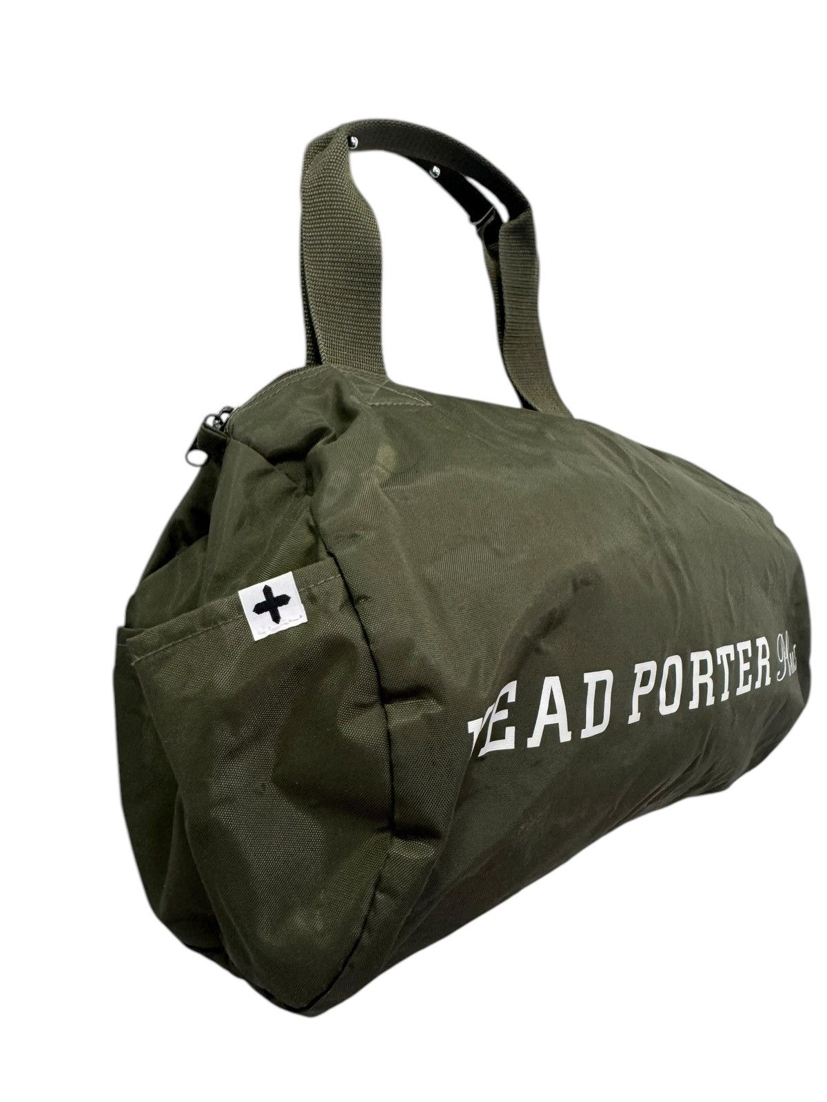 Head Porter × Japanese Brand × Porter HEAD PORTER PLUS GREEN MILITARY ARMY CARRY BAG Size ONE SIZE - 2 Thumbnail