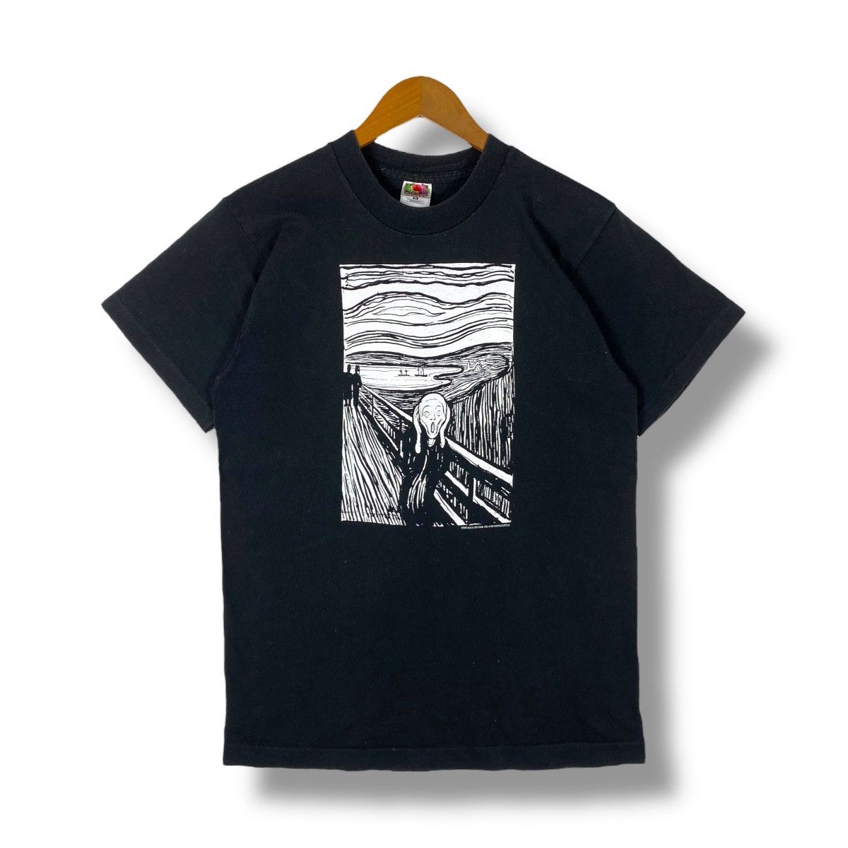 Vintage Vintage 90's THE SCREAM By Edvard Munch 1893 Artwork Tee Size US M / EU 48-50 / 2 - 1 Thumbnail