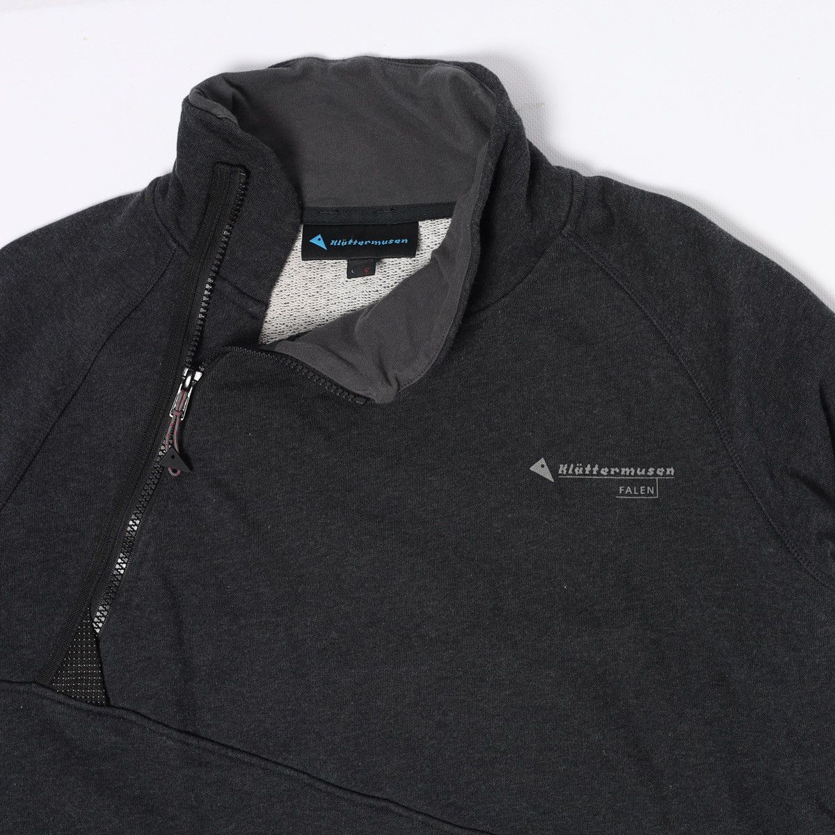 Klattermusen Klattermusen Falen Cotton Asymmetric Sweatshirt Zip Grey Size L / US 10 / IT 46 - 2 Thumbnail