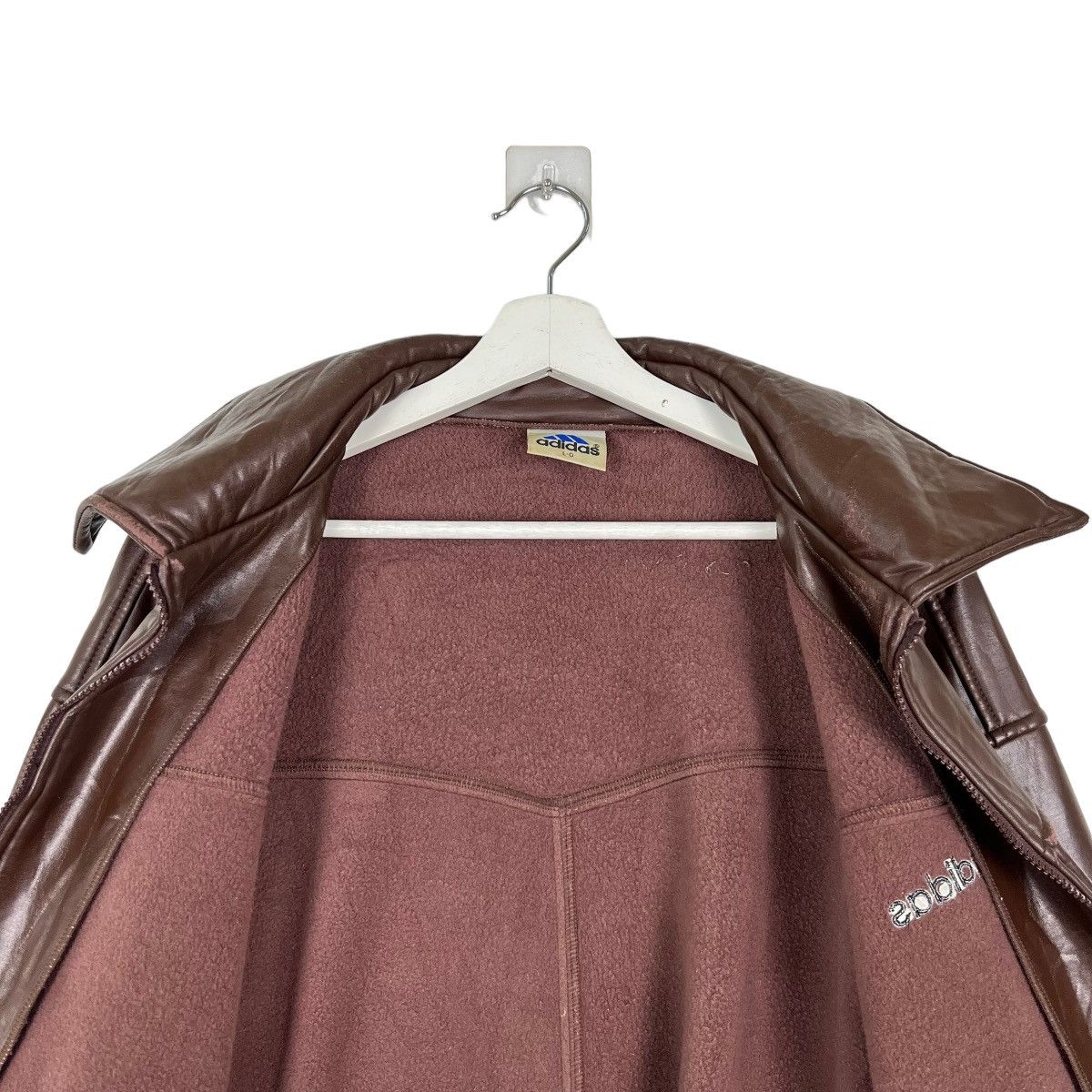 Adidas 🔥 VINTAGE 90s ADIDAS RUN DMC HIP HOP RAPPER SYNTETIC JACKET Size US L / EU 52-54 / 3 - 11 Thumbnail