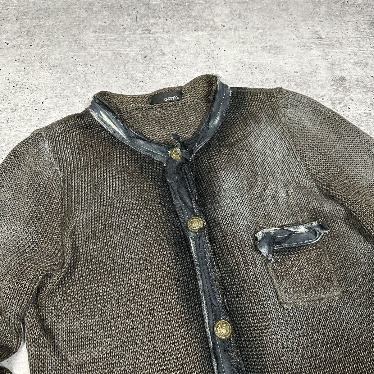 Avant Toi Avant toi Sweater Jacket Button Avat Garde Style Linen Sz 42 Size M / US 6-8 / IT 42-44 - 3 Thumbnail