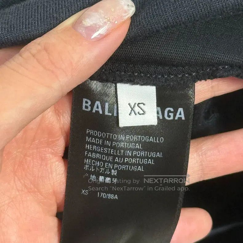 Balenciaga Balenciaga BB Letter Logo Printed Cracked Frayed Distresse Size US XS / EU 42 / 0 - 6 Thumbnail