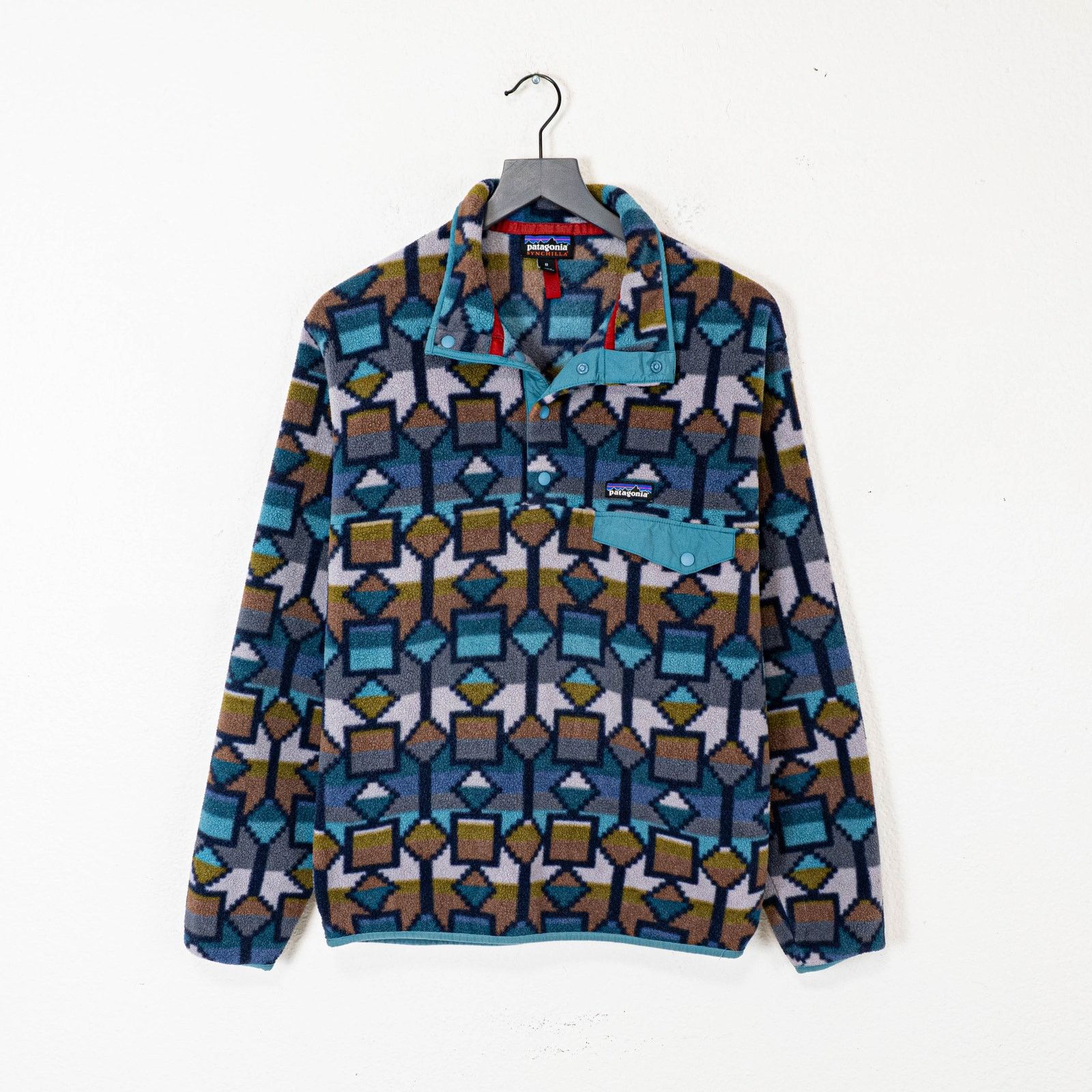 Made In Usa × Patagonia × Vintage 1998 patagonia synchilla snap t