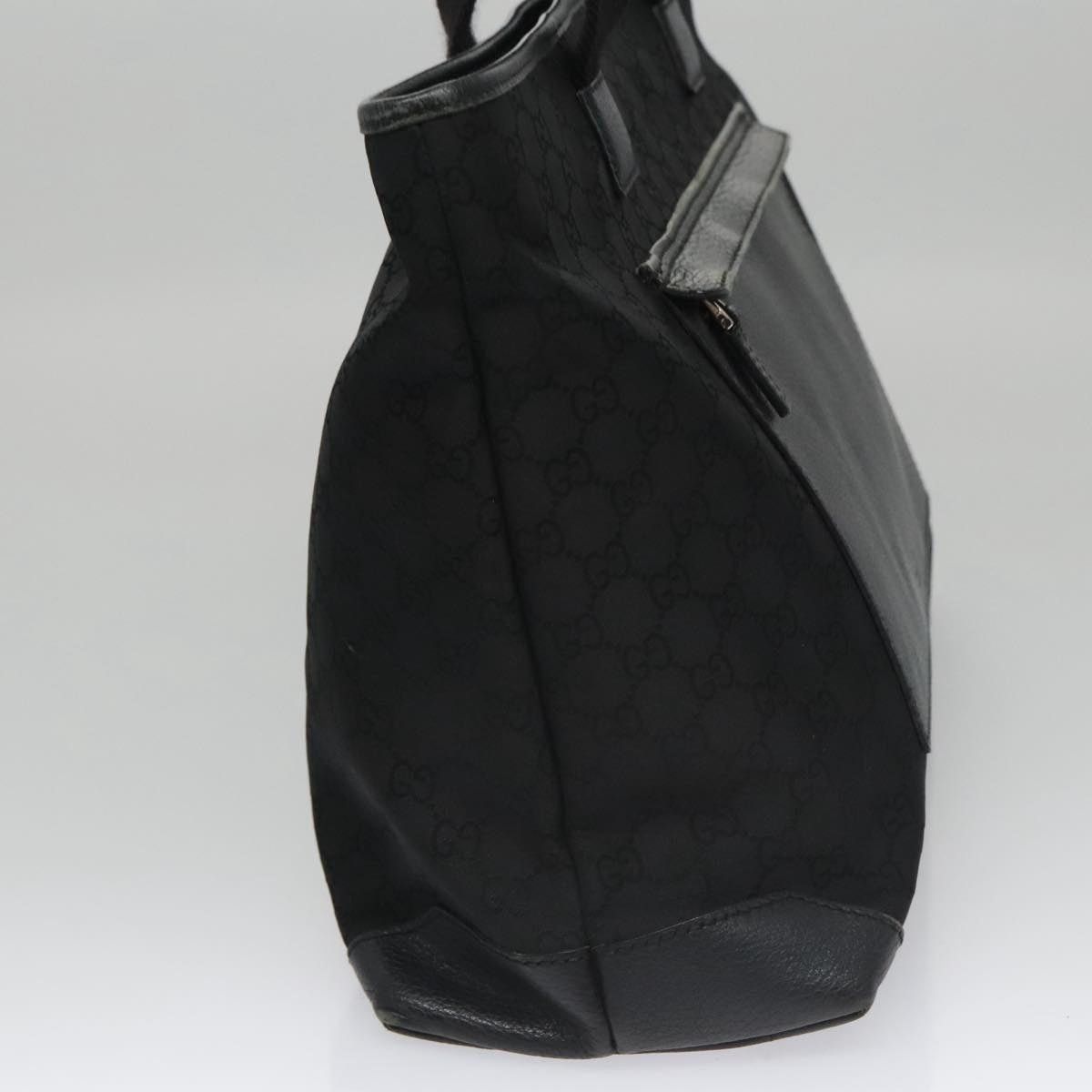 Gucci GUCCI GG Canvas Tote Bag Outlet Black Silver Size ONE SIZE - 4 Thumbnail