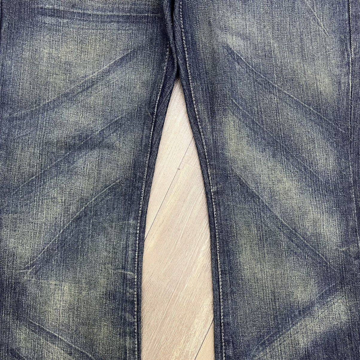 If Six Was Nine × Japanese Brand × Le Grande Bleu (L.G.B.) 2000s Japanese Brand Nice Design Faded Flared Jeans Size US 30 / EU 46 - 4 Thumbnail