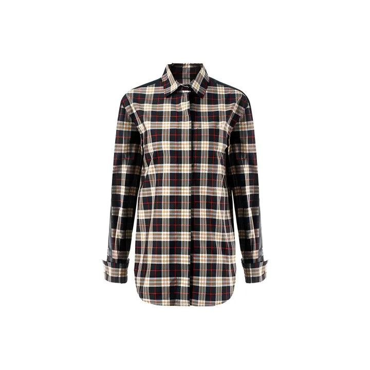 Burberry Burberry SS23 Checkered Long Sleeve Shirt for Women 0079 Size S / US 4 / IT 40 - 1 Thumbnail