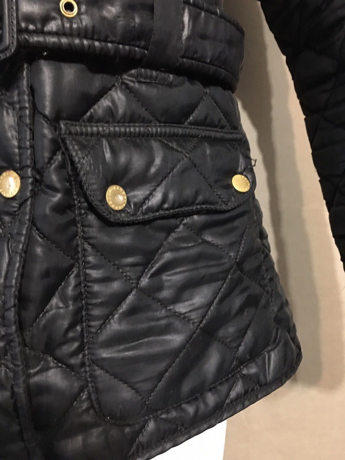 Barbour BARBOUR International Black Womens Jacket Coat UK 14 Size L / US 10 / IT 46 - 5 Thumbnail