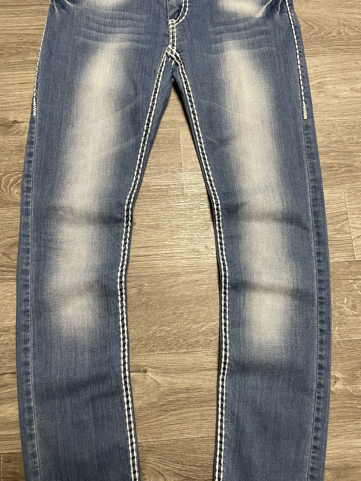 True Religion Vintage True Religion Blue Skinny Fit Jeans Y2K Size US 31 - 4 Thumbnail