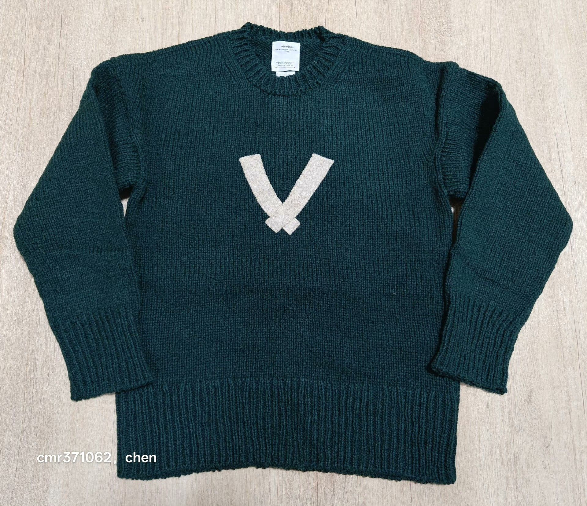 Visvim VISVIM 22AW Letterman Crew Knit Size US M / EU 48-50 / 2 - 1 Thumbnail