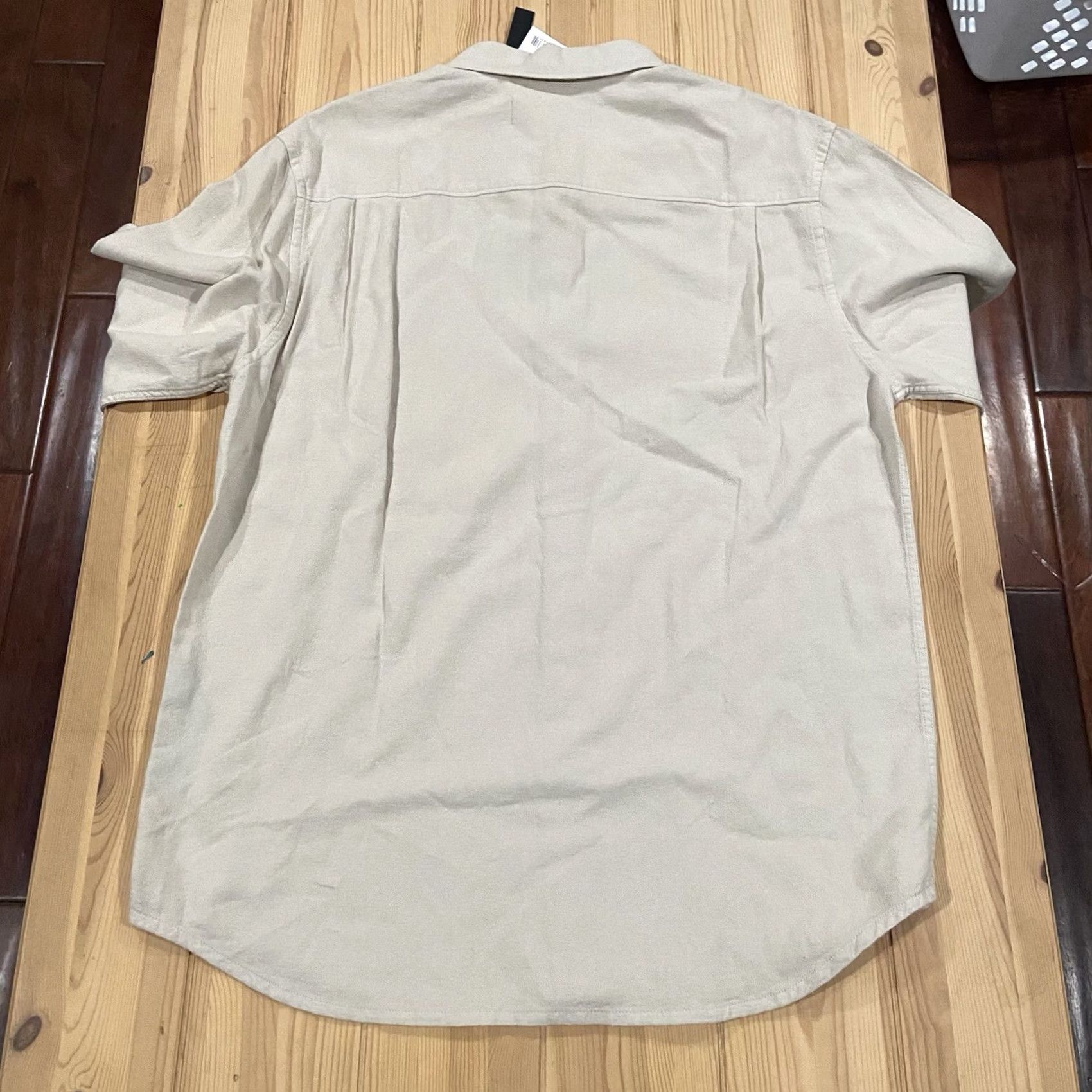 J Brand J Brand Mens Awf White Tertium Long Sleeve Cotton Crepe Shirt L NWT Size US L / EU 52-54 / 3 - 3 Thumbnail