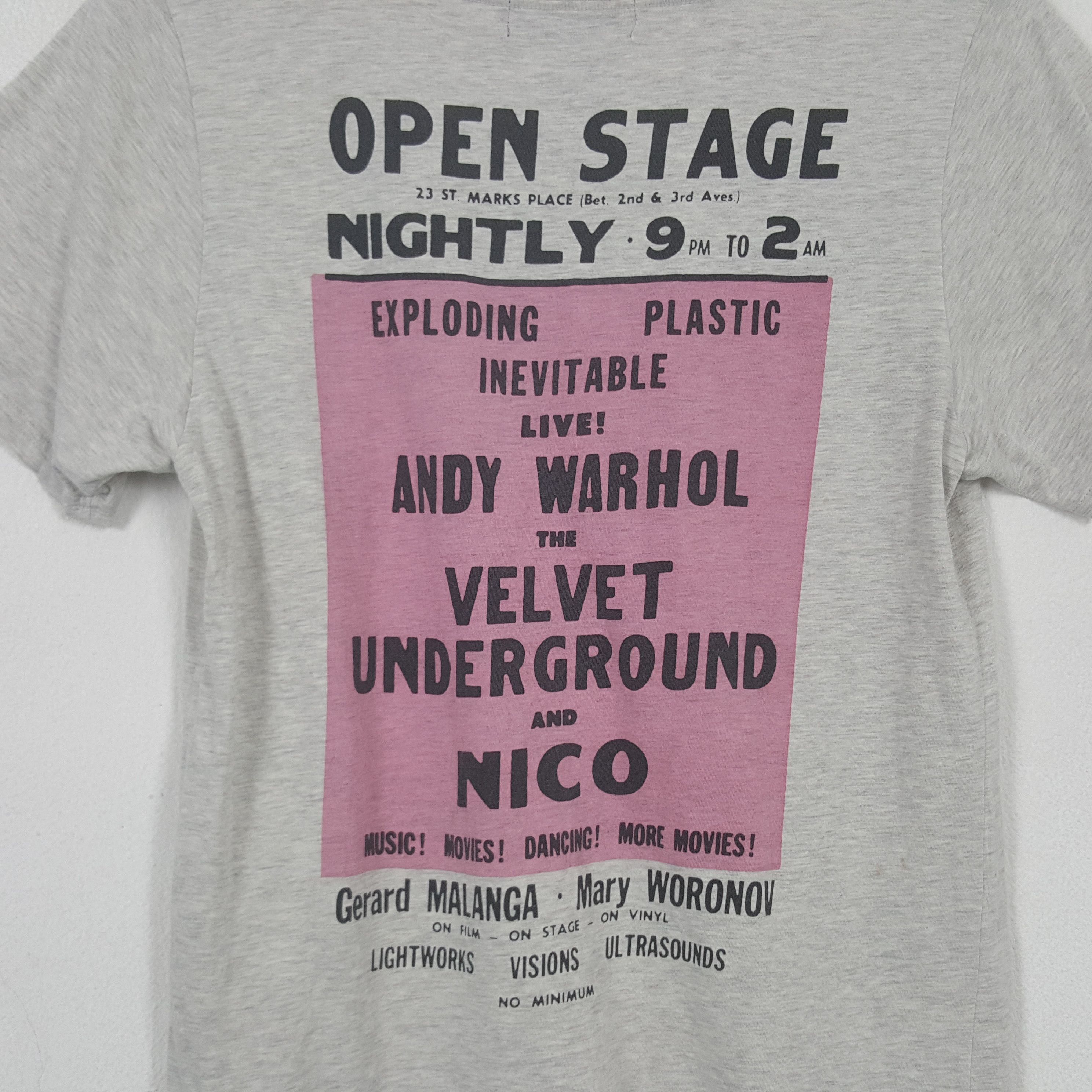 Andy Warhol × Hysteric Glamour Vintage Andy Warhol by Hysteric Glamour Japanese Tshirt RR14 Size S / US 4 / IT 40 - 4 Thumbnail