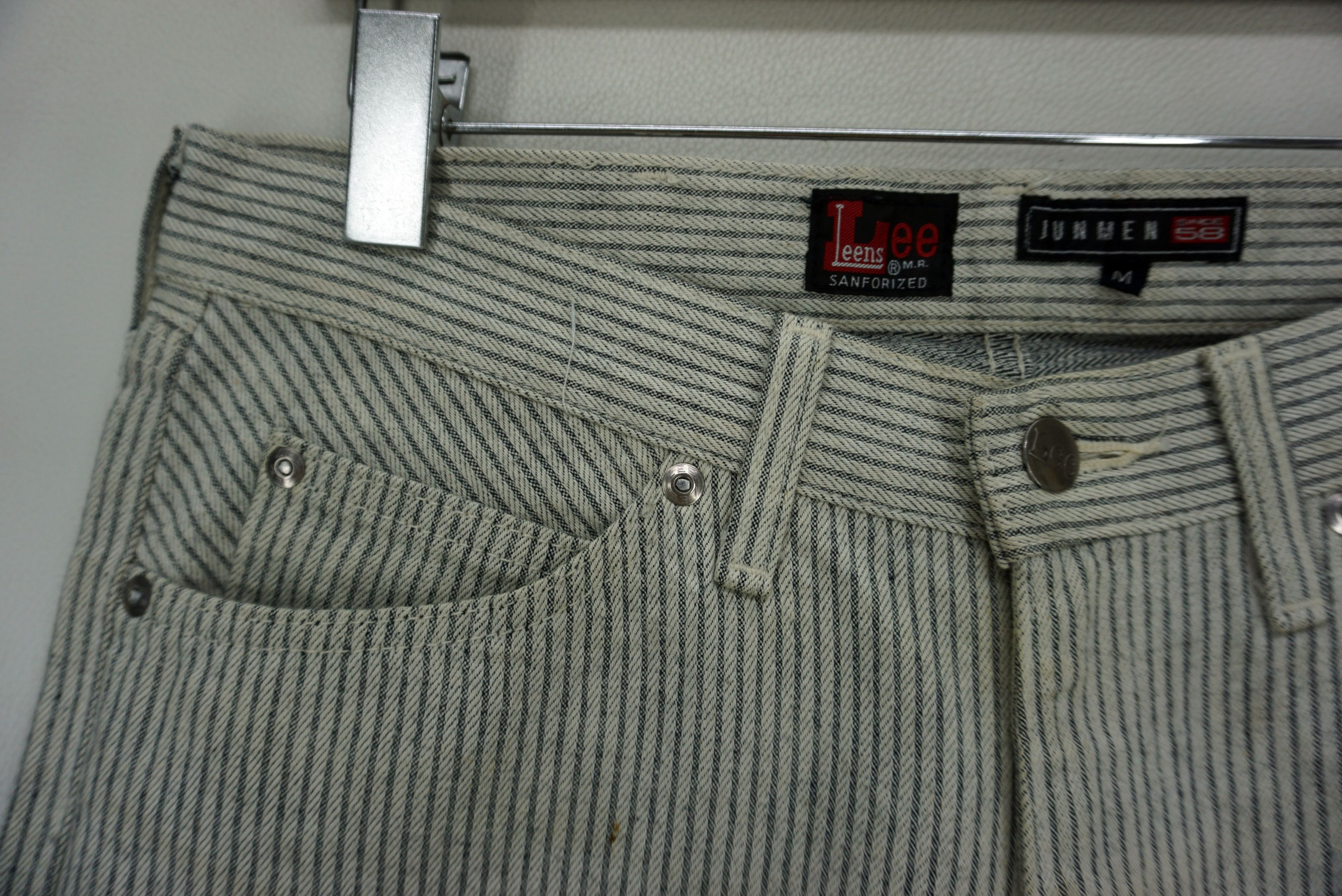 Japanese Brand Junmen x Lee Jeans Size W32xL31 Low Rise Hickory Denim Size US 30 / EU 46 - 4 Thumbnail