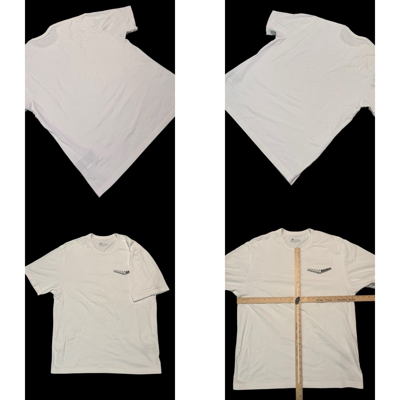 Moose Knuckles Moose Knuckles Shirt White Logo Short Sleeve S Adults Unisex Crew Neck Jersey Cotton T-Shirt Logo White Vintage No Size US S / EU 44-46 / 1 - 8 Thumbnail