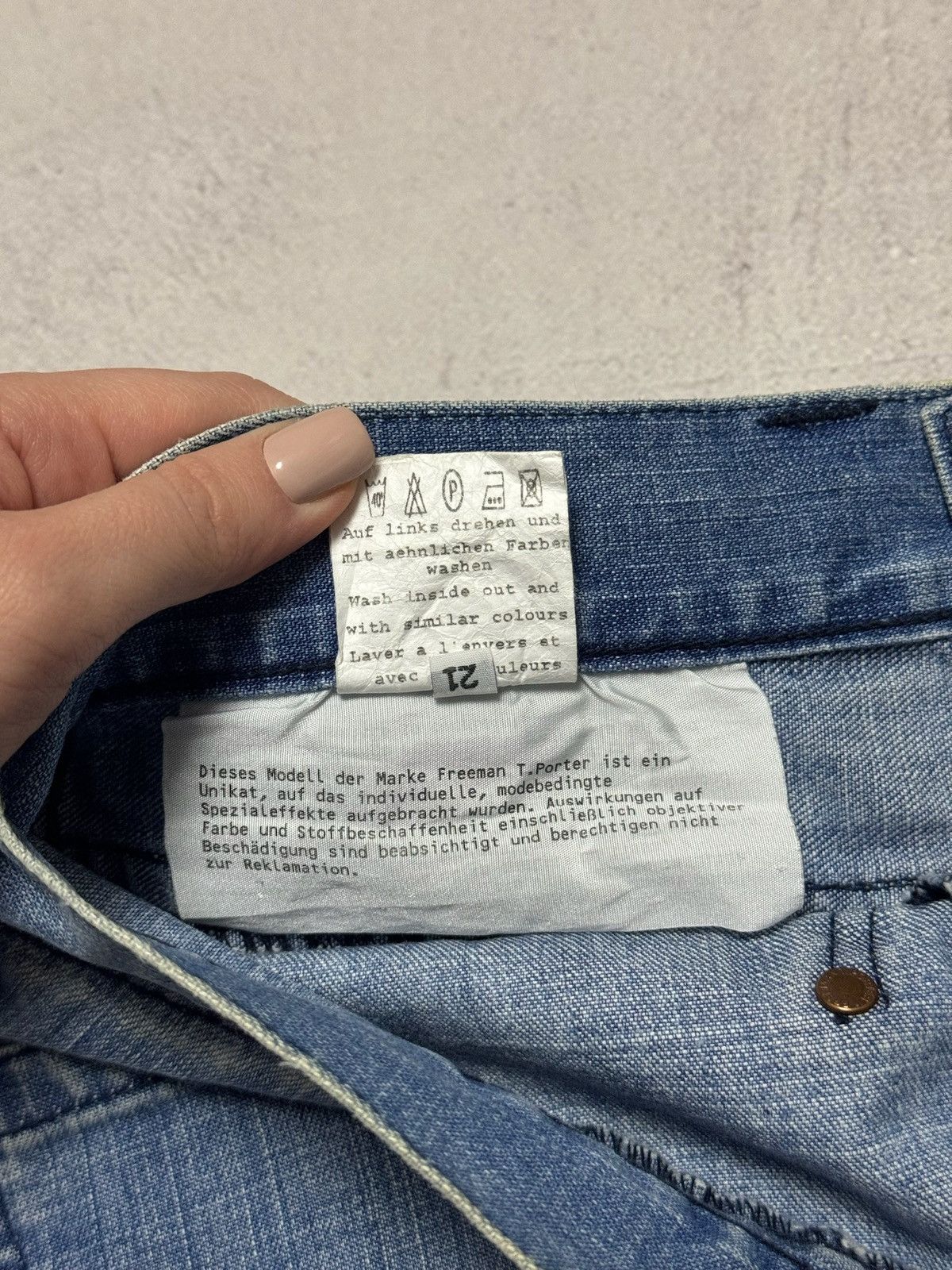 Freeman T. Porter × Japanese Brand Vintage Freeman T Porter Denim Pants Jeans Bootcut Japanese Size US 30 / EU 46 - 13 Thumbnail