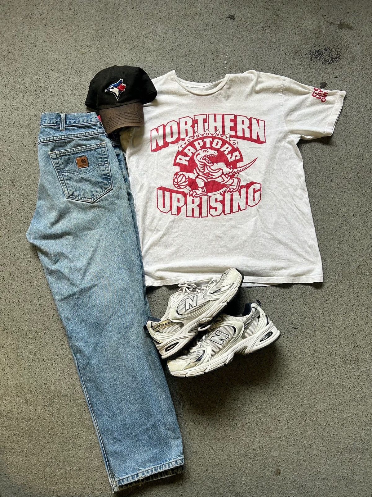 Vintage Toronto Raptors X OVO Playoff Shirt Size US L / EU 52-54 / 3 - 1 Thumbnail