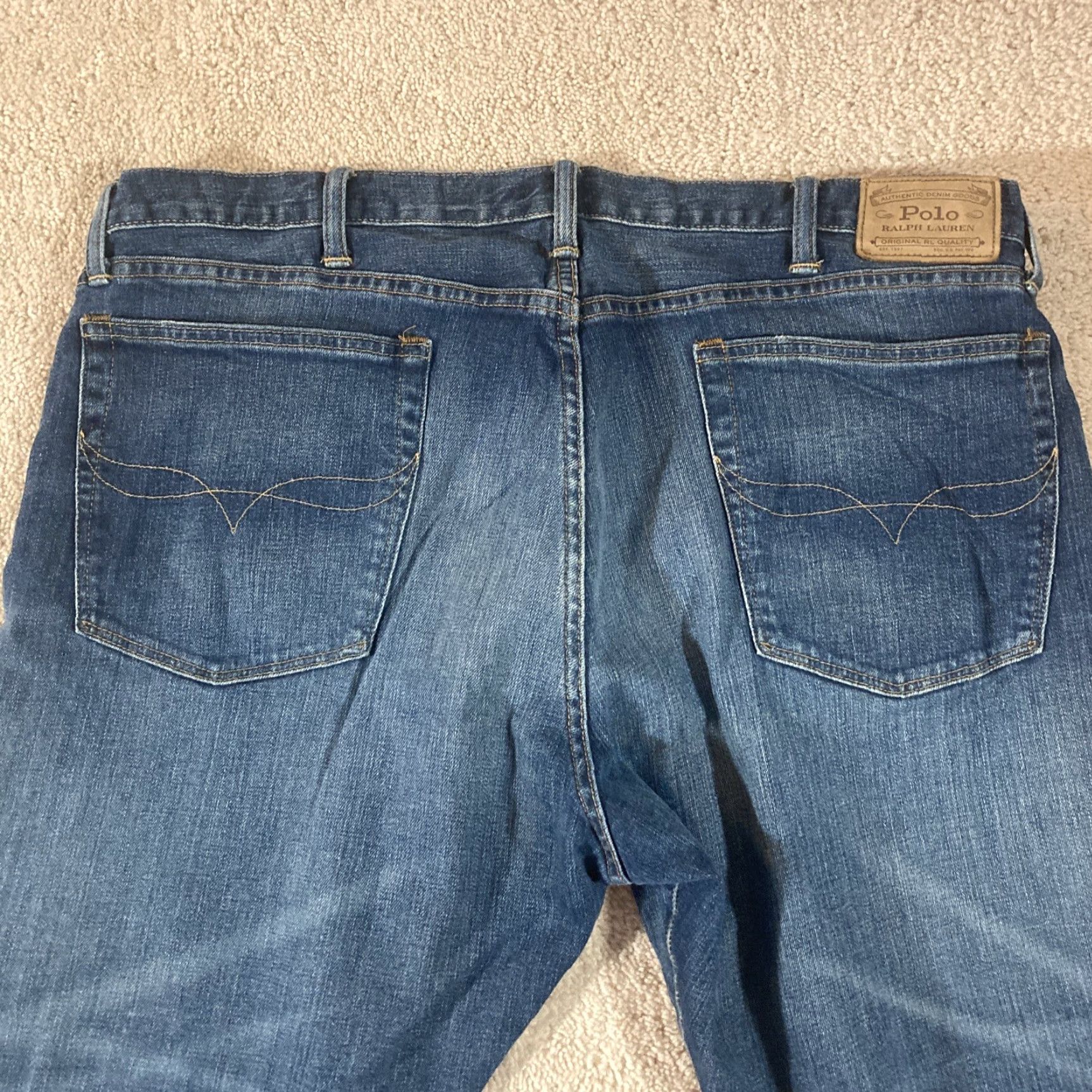 Polo Ralph Lauren Polo Ralph Lauren Jeans The Classic Fit Straight Denim Blue Mens 40x31 Inseam 31 Regular Size US L / EU 52-54 / 3 - 5 Thumbnail