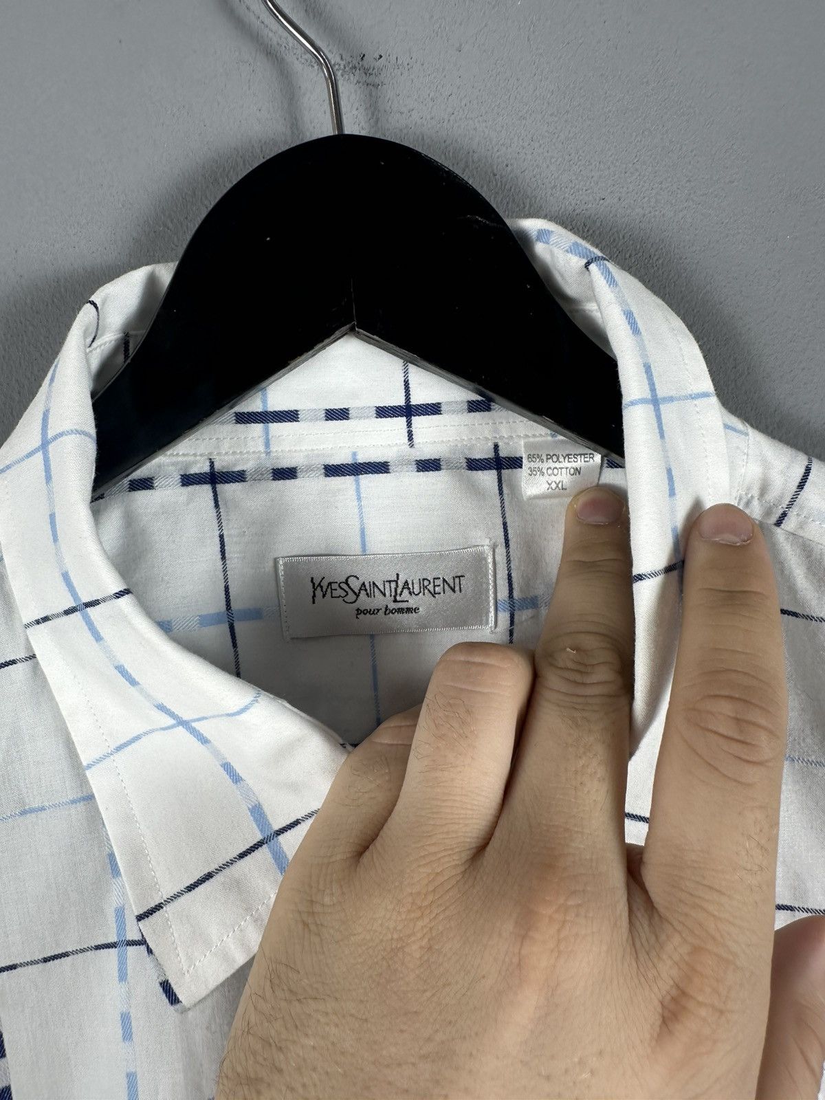 Yves Saint Laurent Vintage Yves Saint Laurent Shirt 90's Size US XXL / EU 58 / 5 - 3 Thumbnail