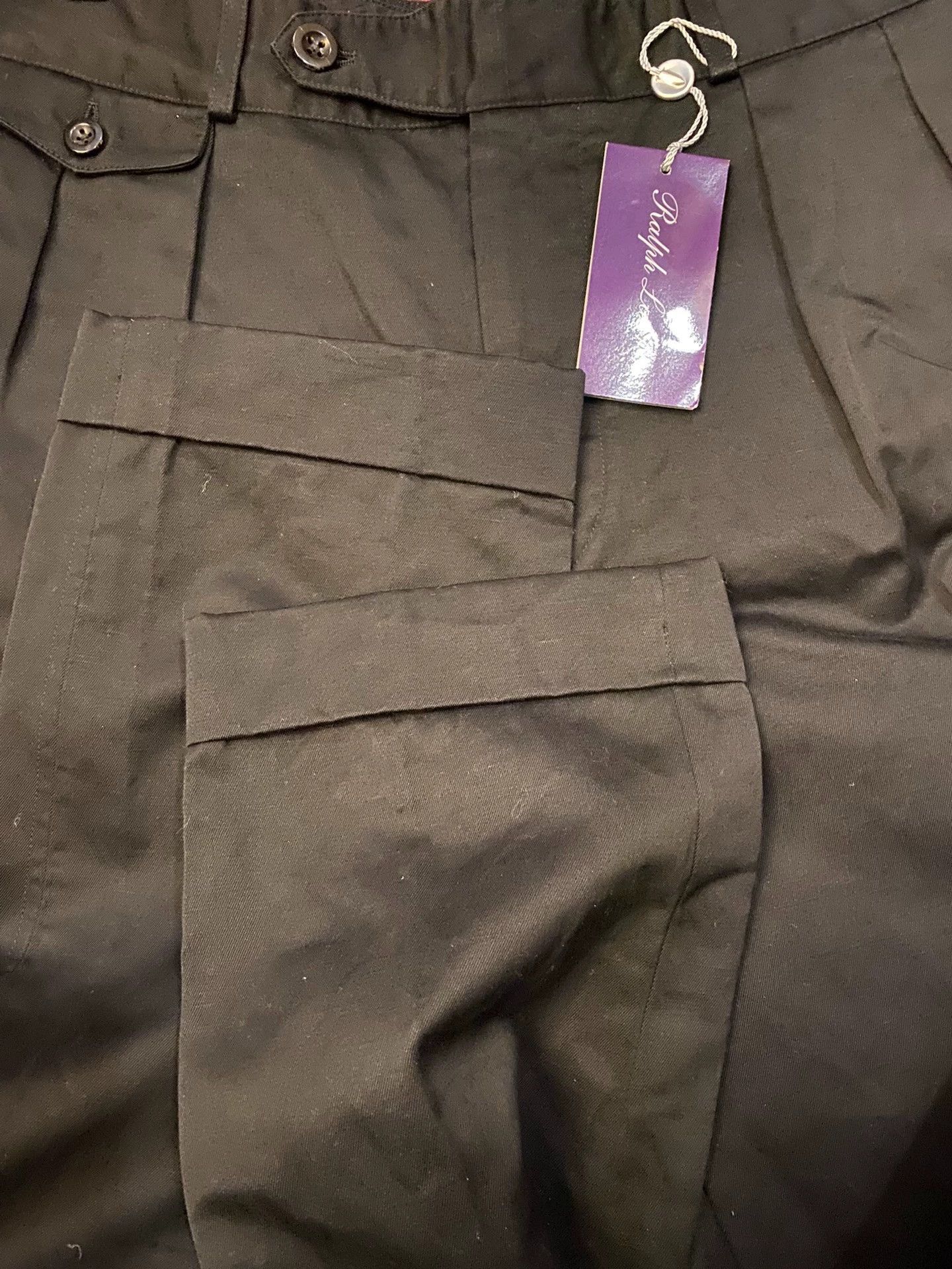 Ralph Lauren Ralph Lauren Purple Label Linen-Cotton Naples Trousers 34 Size US 34 / EU 50 - 5 Thumbnail