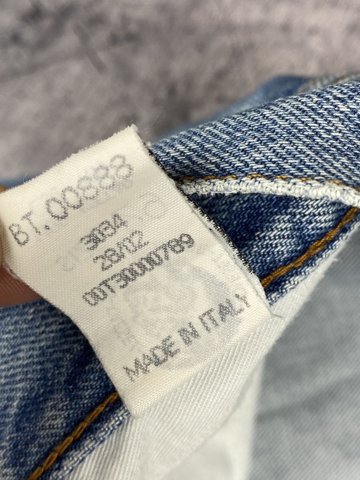 Diesel × Jean × Vintage Vintage Diesel Designer y2k baby blue Jeans Size 29 Size US 29 - 11 Thumbnail