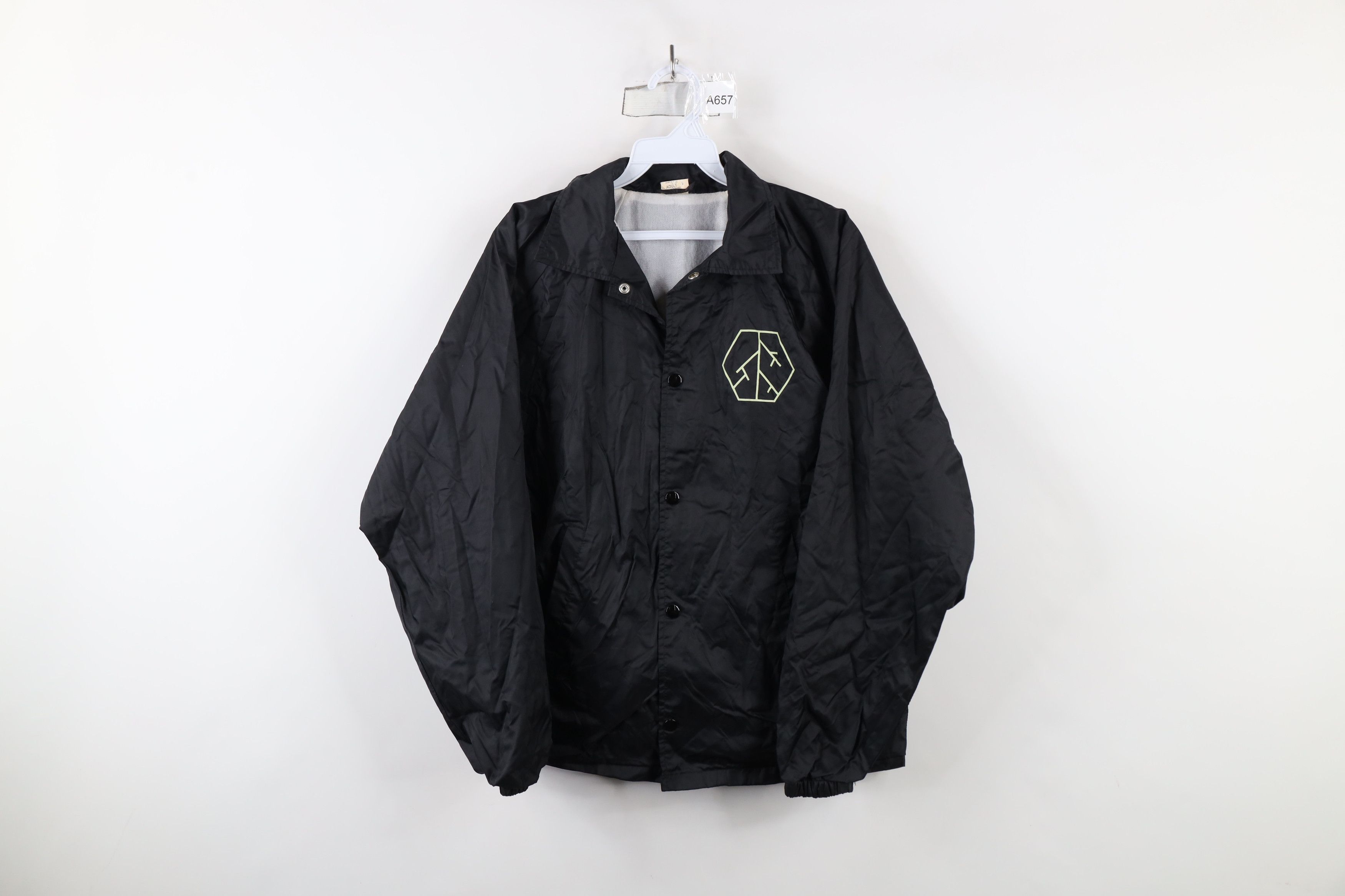 Vintage Vintage Streetwear Roots Cannabis Lined Coach Coaches Jacket Size US S / EU 44-46 / 1 - 1 Thumbnail