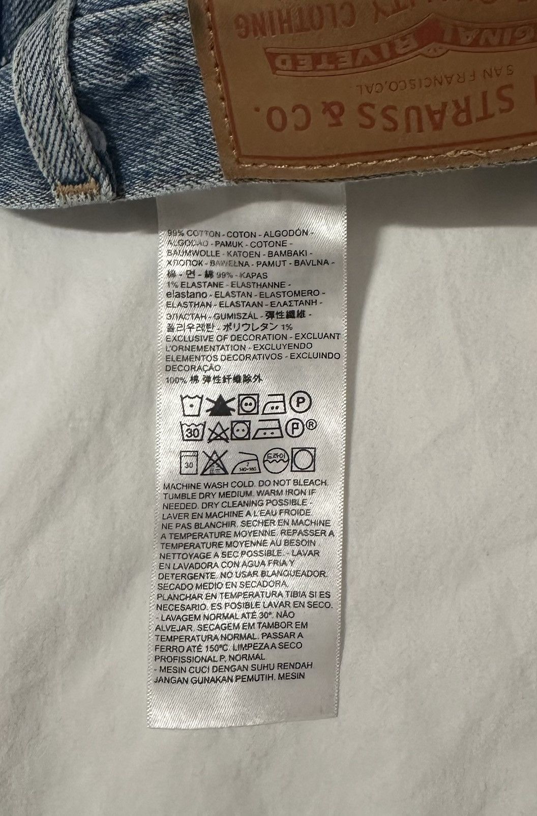 Levi's 501 Jeans W34 L34 Blue Size US 34 / EU 50 - 10 Thumbnail