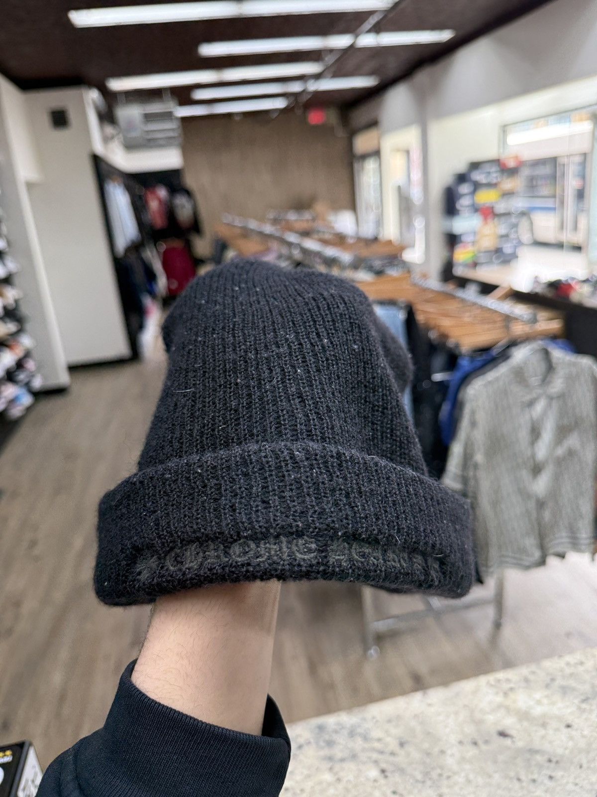 Chrome Hearts Chrome Hearts Black Cross Beanie Size ONE SIZE - 4 Thumbnail