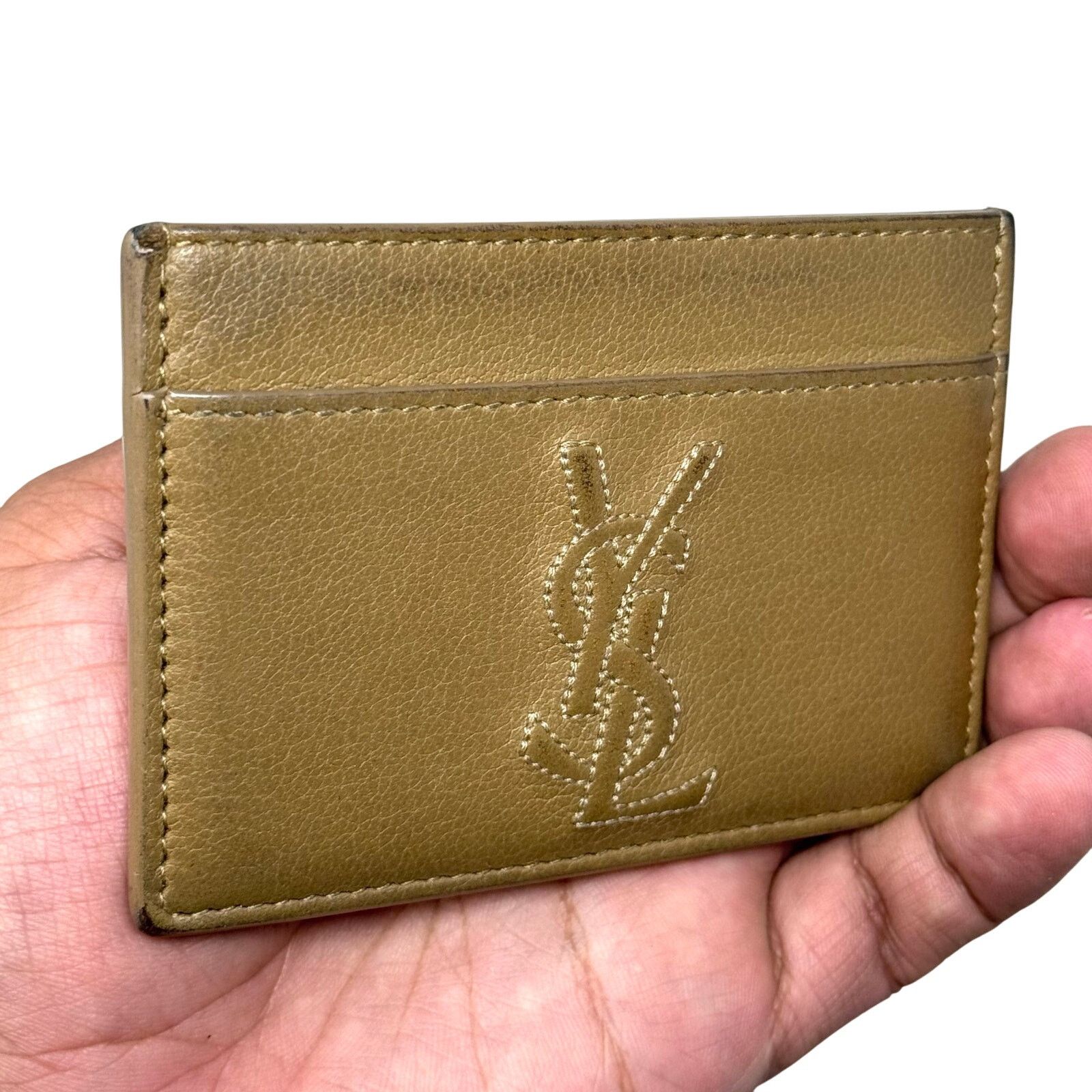 Saint Laurent Paris YSL Logo Cardholder Wallet Size ONE SIZE - 9 Thumbnail