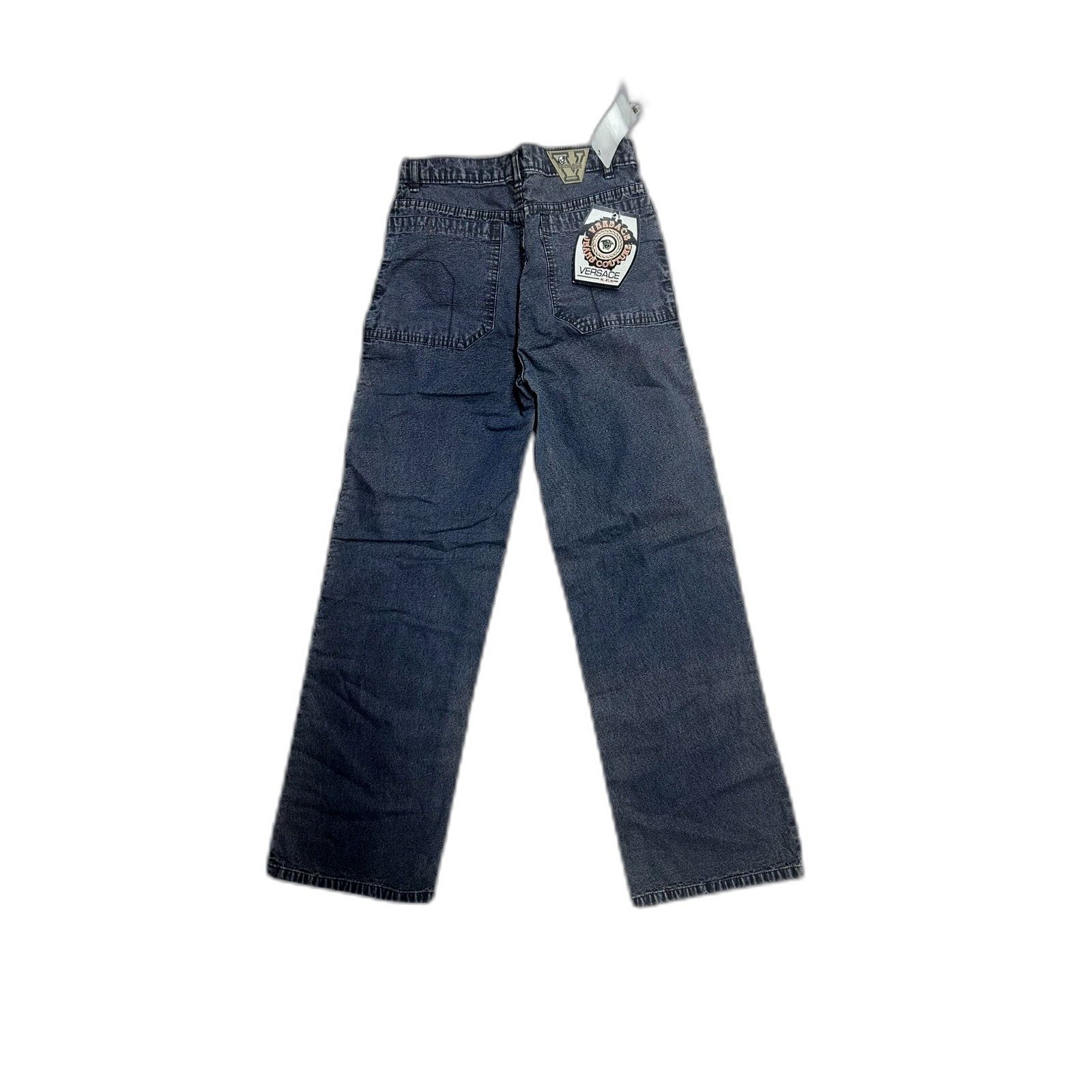 Versace VTG DS Versace Jeans Couture NWT Dark Denim Jeans Baggy Wide Size US 30 / EU 46 - 1 Thumbnail