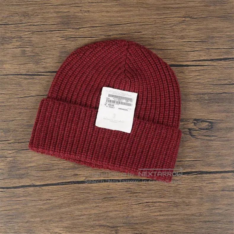 Brunello Cucinelli Brunello Cucinelli size M Ribbed Cashmere Knit Beanie Size ONE SIZE - 3 Thumbnail