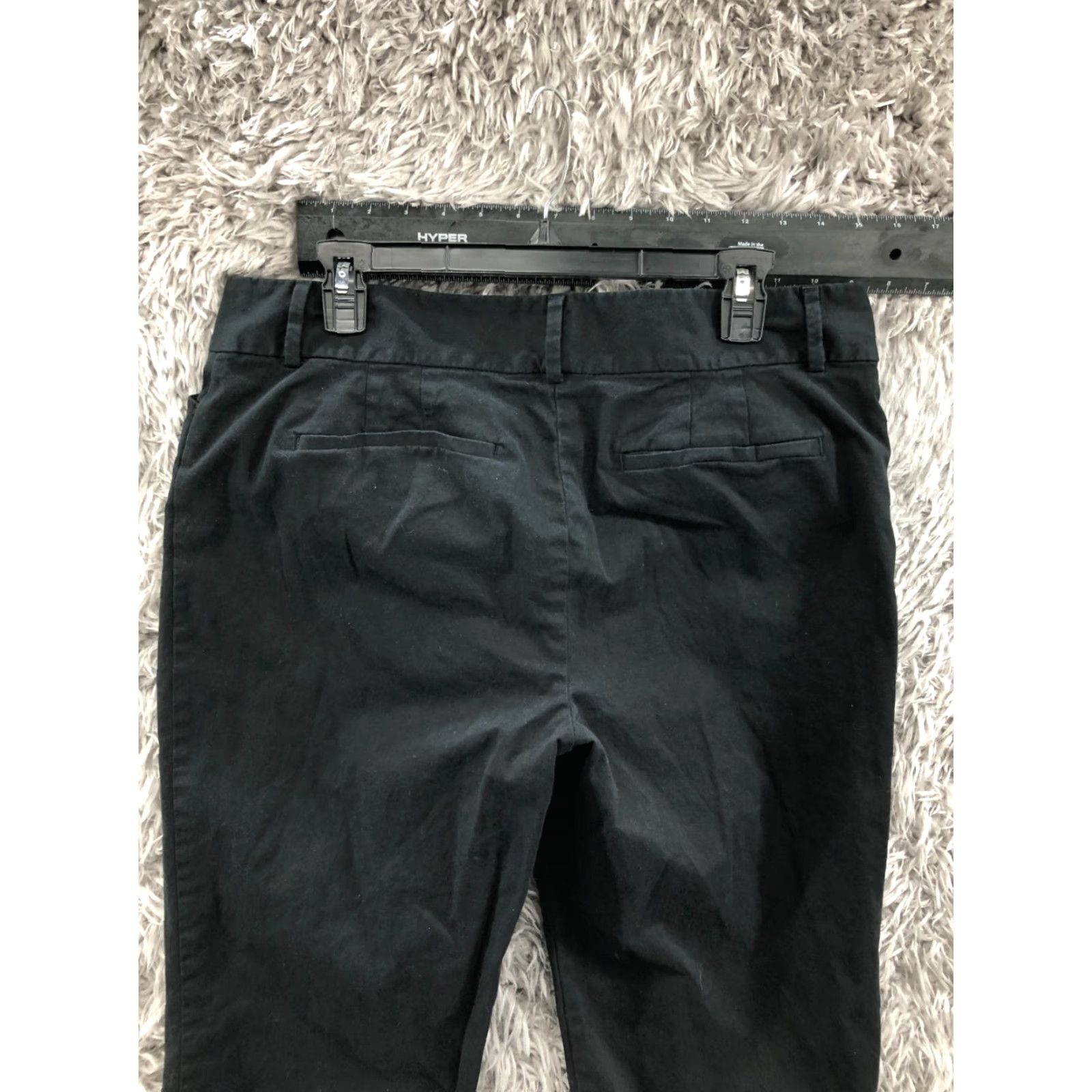 Ann Taylor Ann Taylor Loft Pants Womens Size 12 Black Capri Hook Eye Size 34" / US 12 / IT 48 - 6 Thumbnail