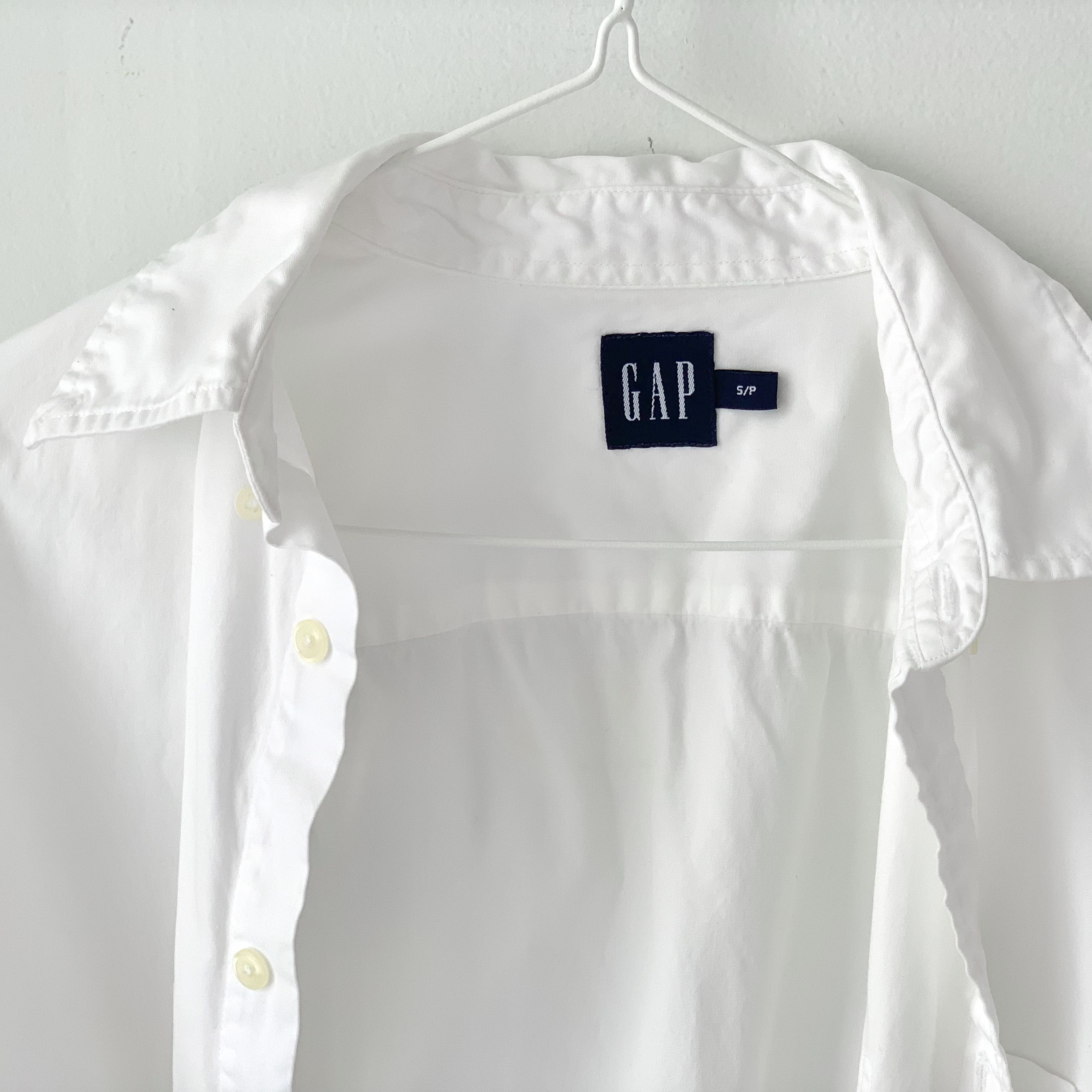 Gap Vintage y2k GAP white button down Size US S / EU 44-46 / 1 - 2 Thumbnail