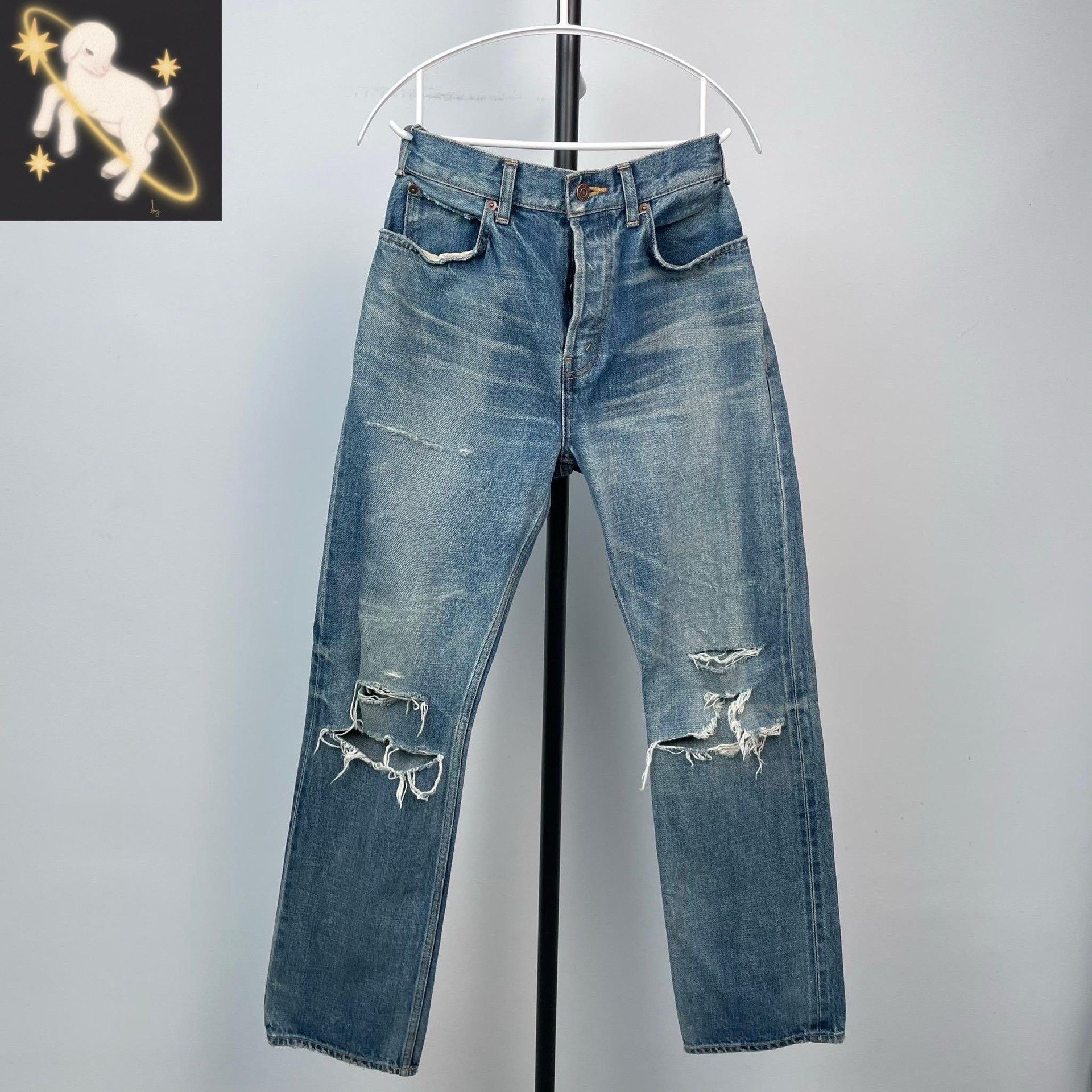 Celine Celine Denim Gradient Multi Denim Jeans 29 Men Size US 29 - 1 Thumbnail