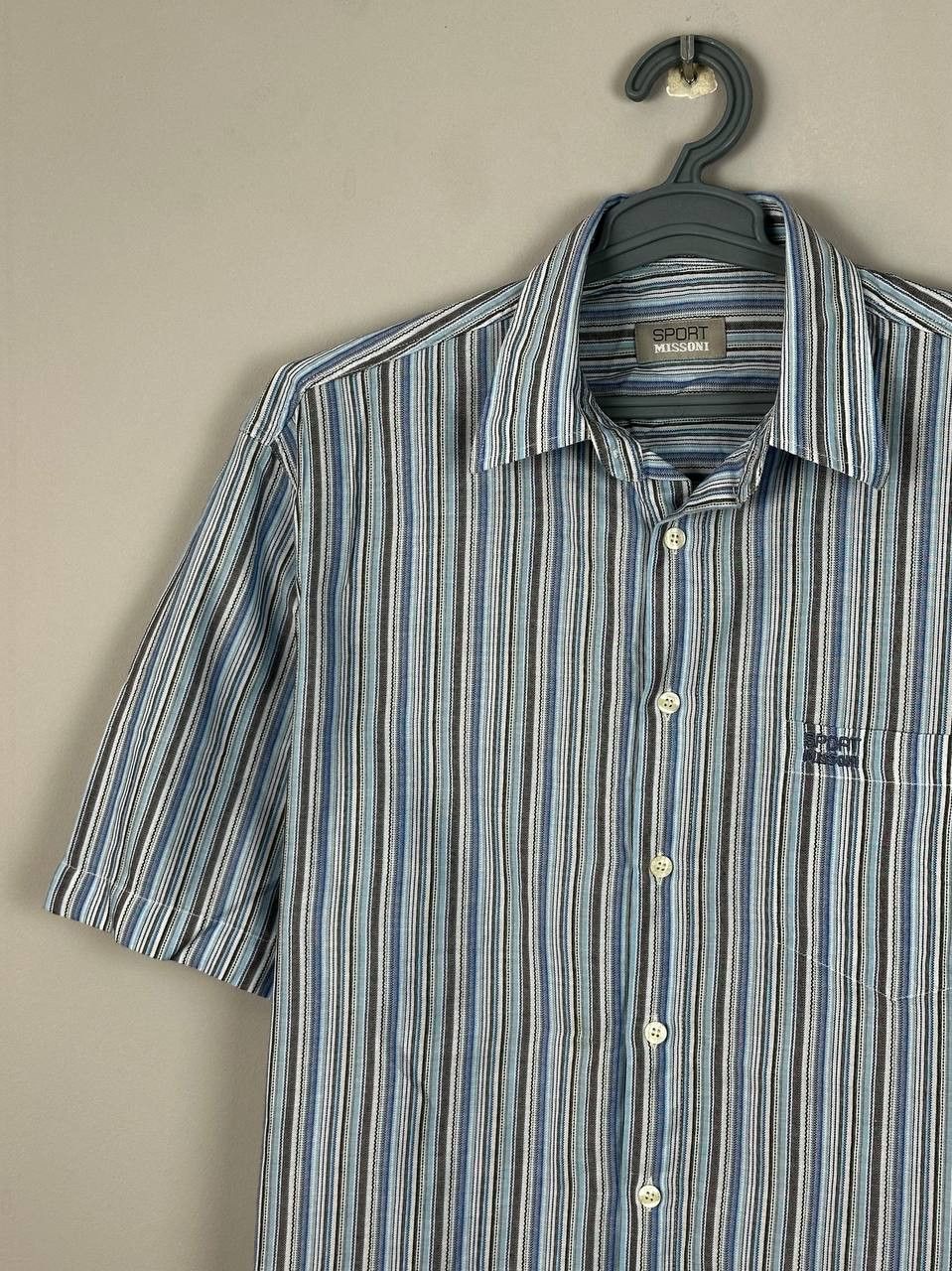 Missoni Missoni Sport Vintage Iconic Striped Knitted Shirt Size US M / EU 48-50 / 2 - 1 Thumbnail