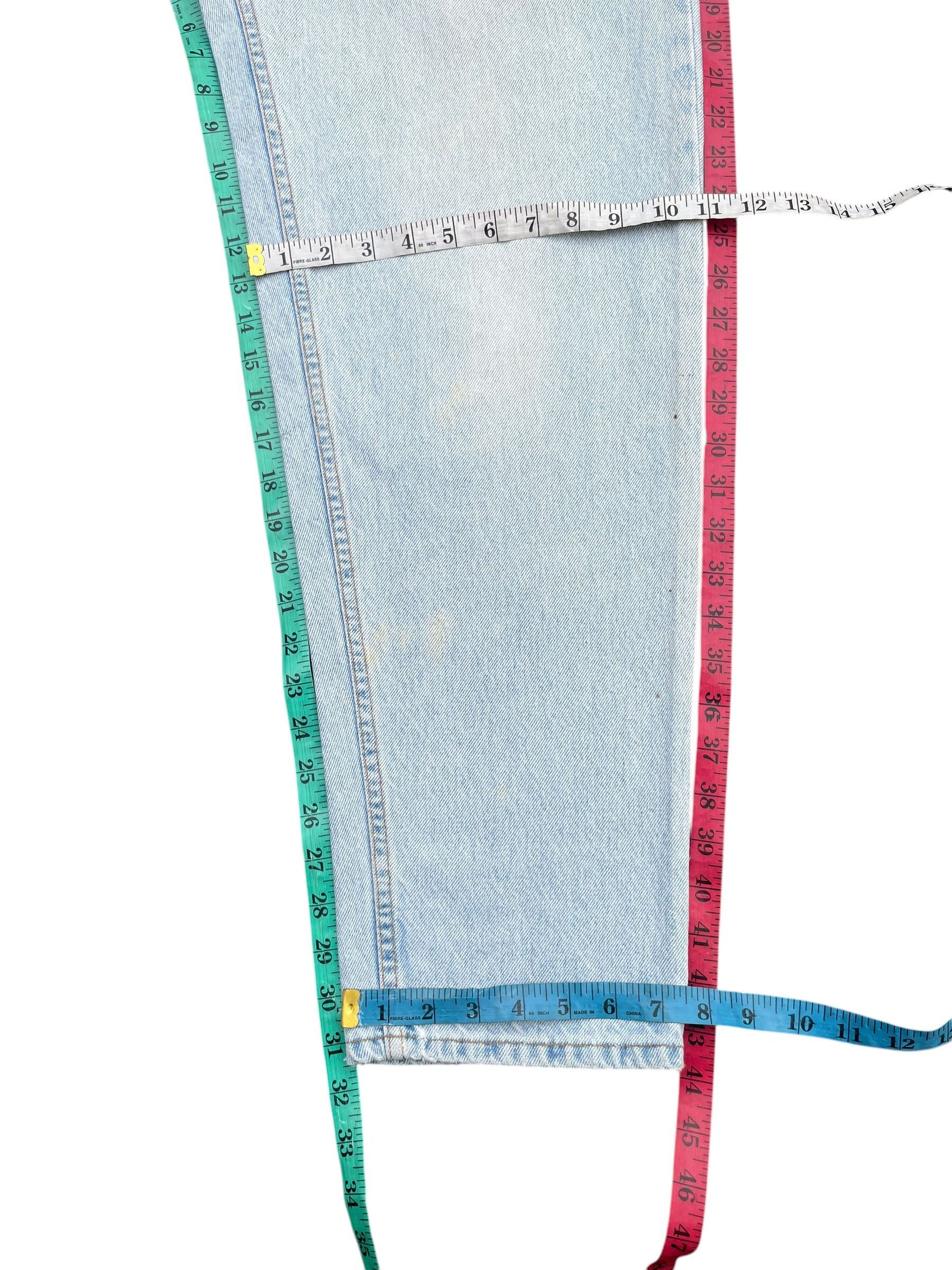 Levi's Vintage 1996 Levis 560 Orange Tab Faded Wash Denim Size US 34 / EU 50 - 12 Thumbnail